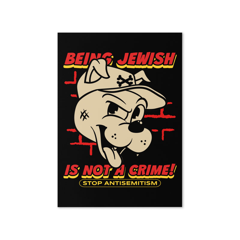 Streetart Graffiti Cartoon | Antisemitism | Greeting Card