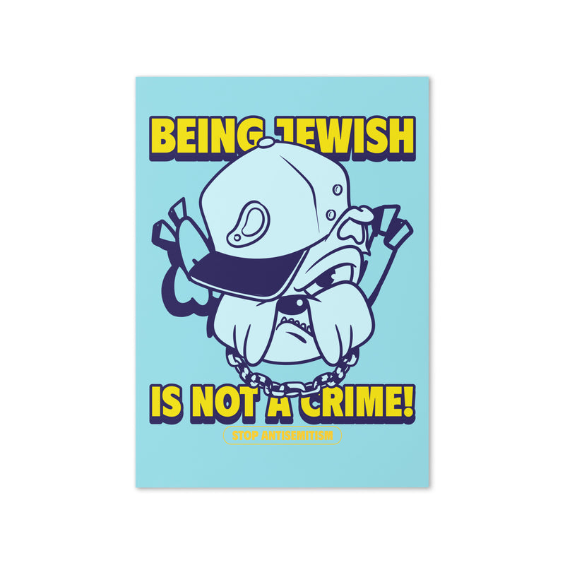 Streetart Graffiti Cartoon | Antisemitism | Greeting Card