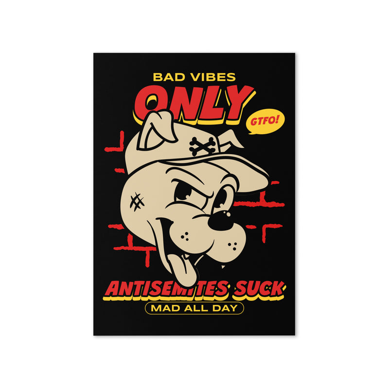 Streetart Graffiti Cartoon | Antisemitism | Greeting Card