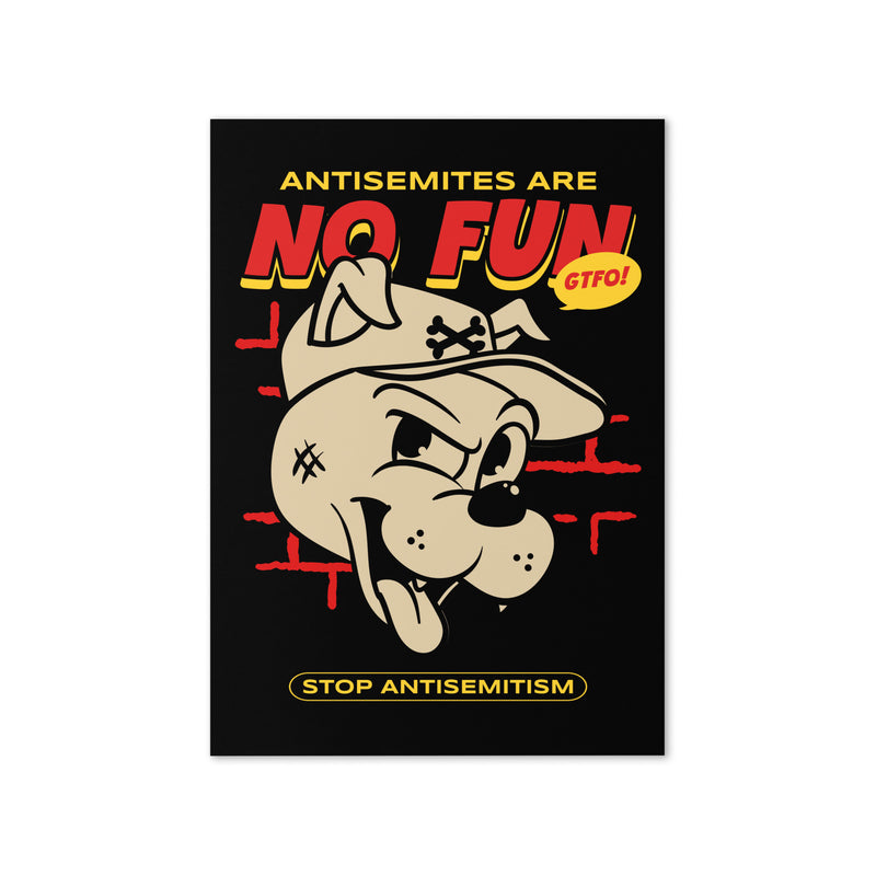 Streetart Graffiti Cartoon | Antisemitism | Greeting Card