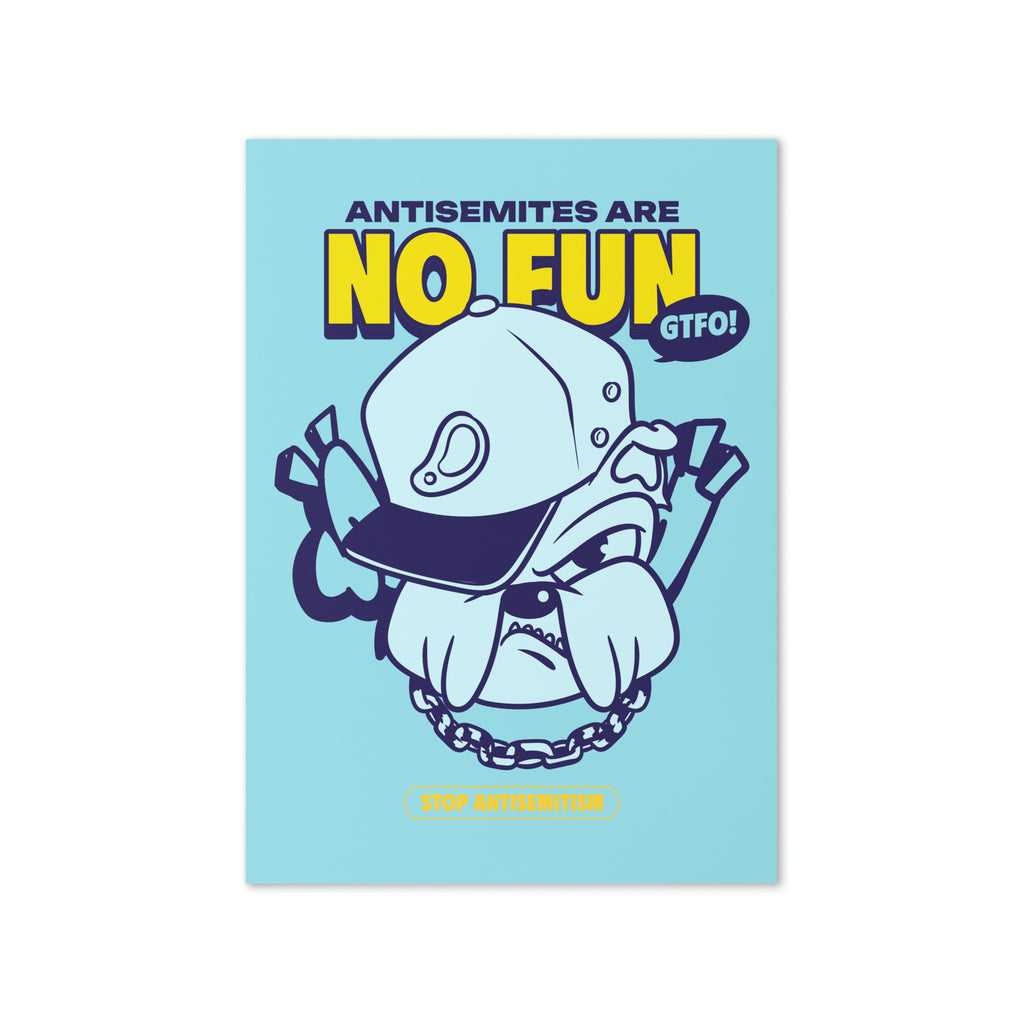 Streetart Graffiti Cartoon | Antisemitism | Greeting Card