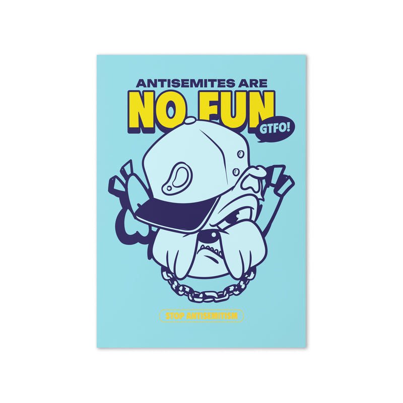 Streetart Graffiti Cartoon | Antisemitism | Greeting Card