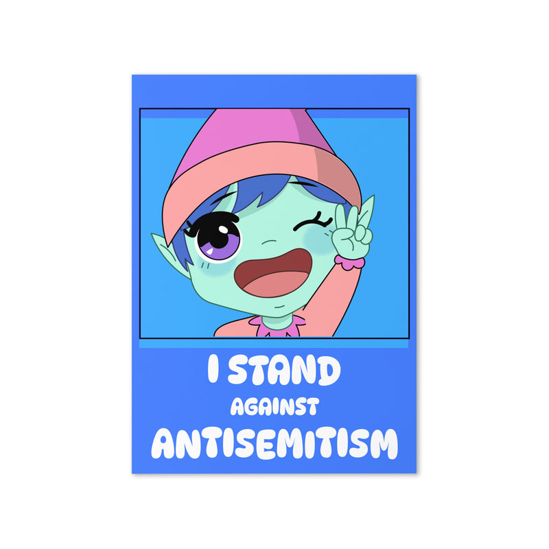 I Stand Against Antisemitism | Greeting Card