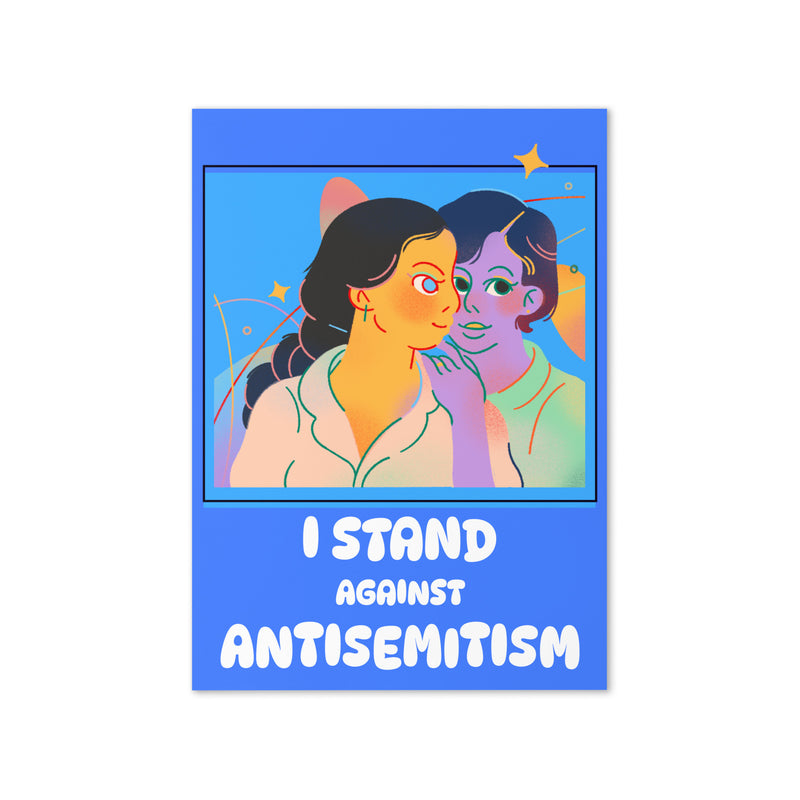 I Stand Against Antisemitism | Greeting Card