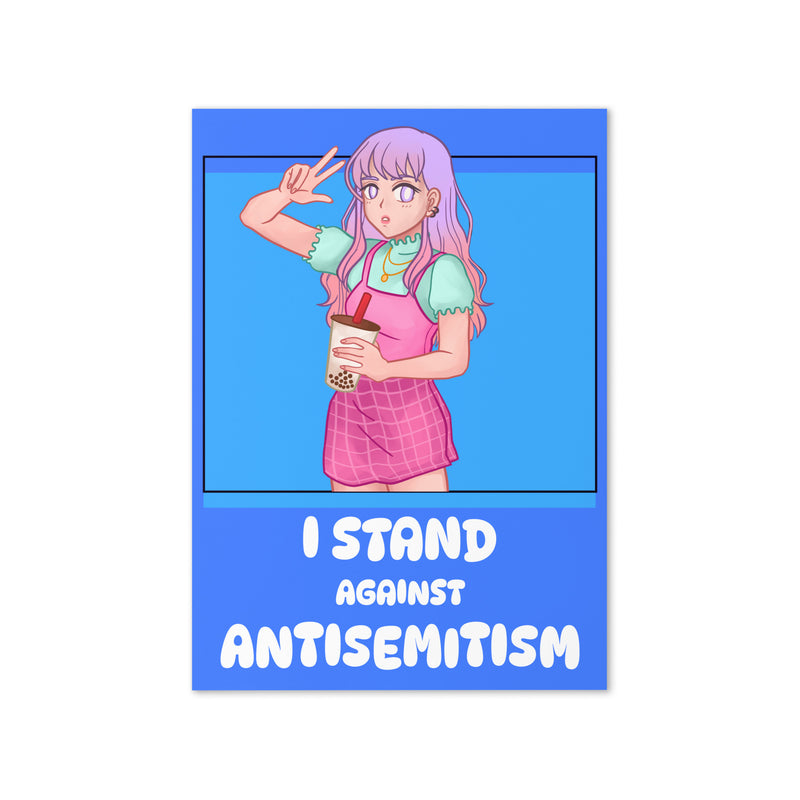 I Stand Against Antisemitism | Greeting Card