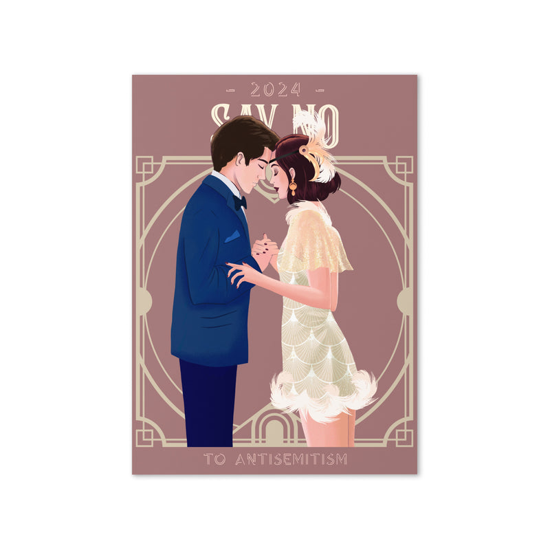 Art Deco Love Story | Greeting Card