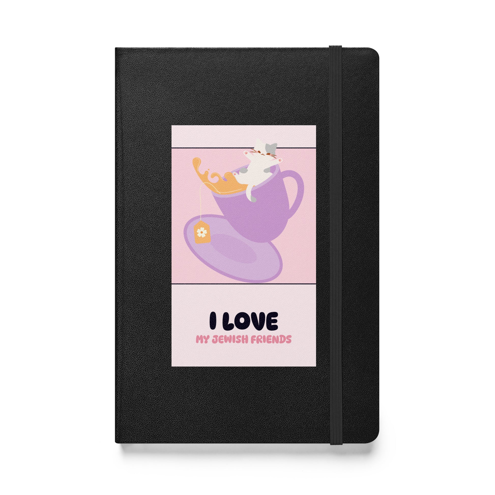 I Love My Jewish Friends | Pink Edition | Hardcover Notebook Jouparty