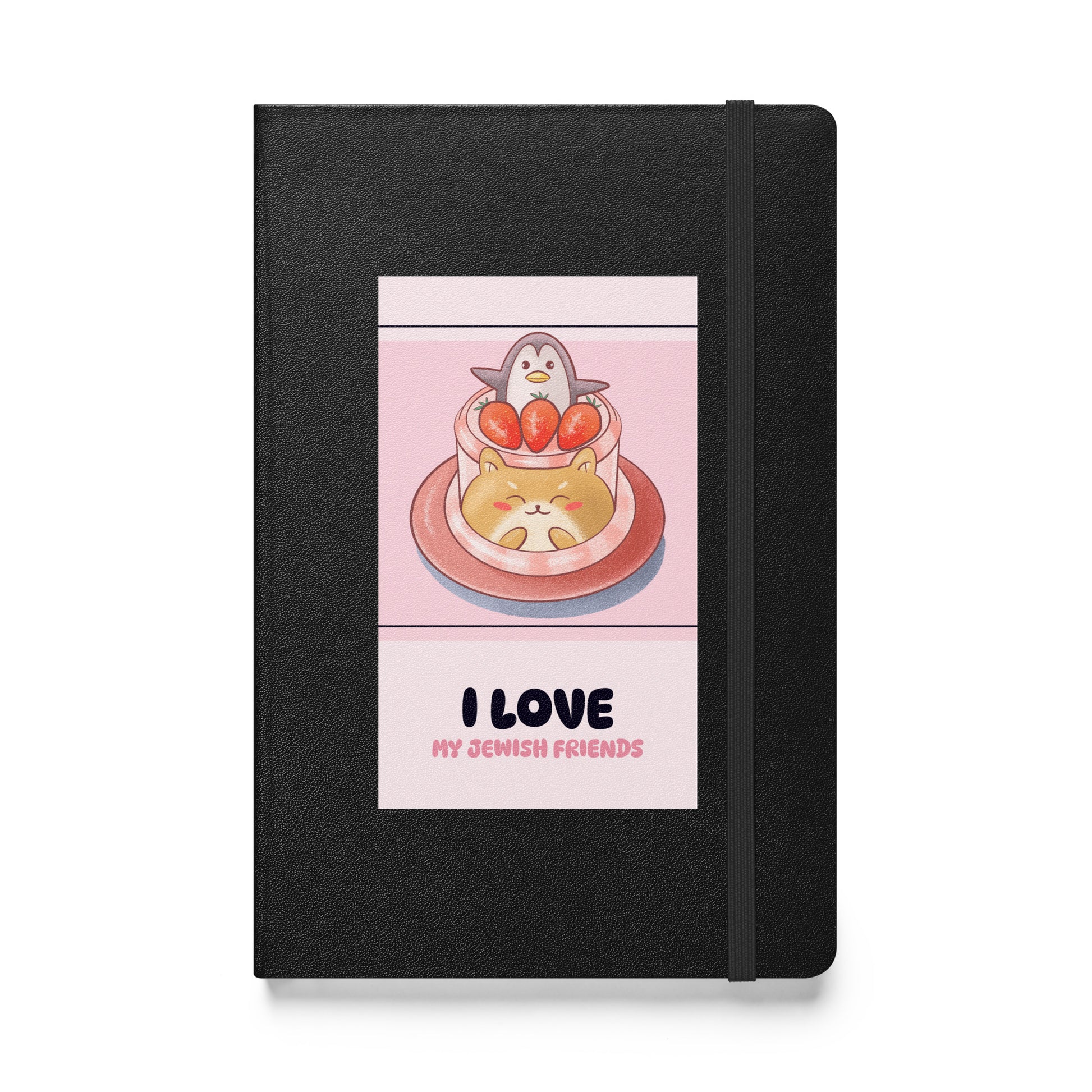 I Love My Jewish Friends | Pink Edition | Hardcover Notebook Jouparty