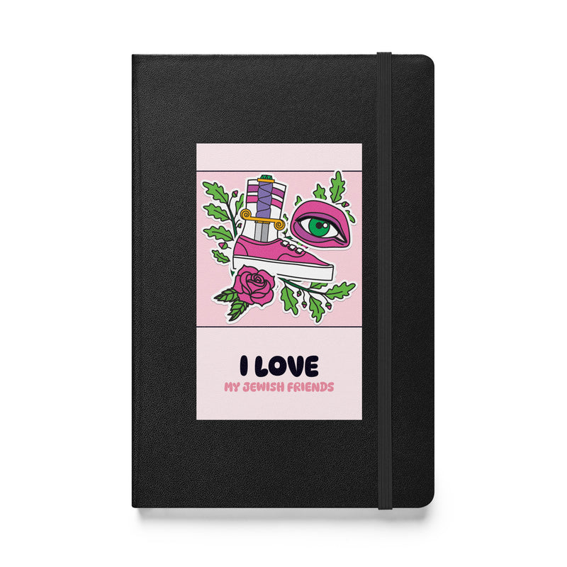I Love My Jewish Friends | Pink Edition | Hardcover Notebook