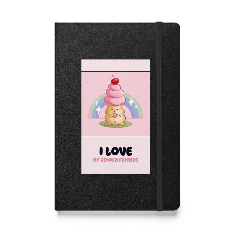 I Love My Jewish Friends | Pink Edition | Hardcover Notebook