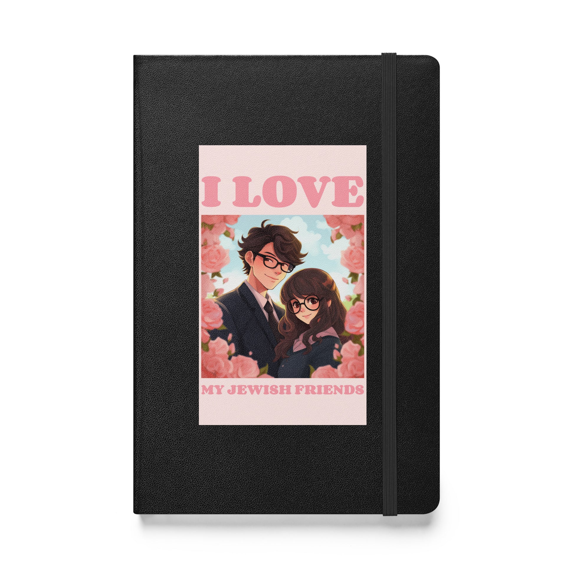 I Love My Jewish Friends | Pink Edition | Hardcover Notebook Jouparty