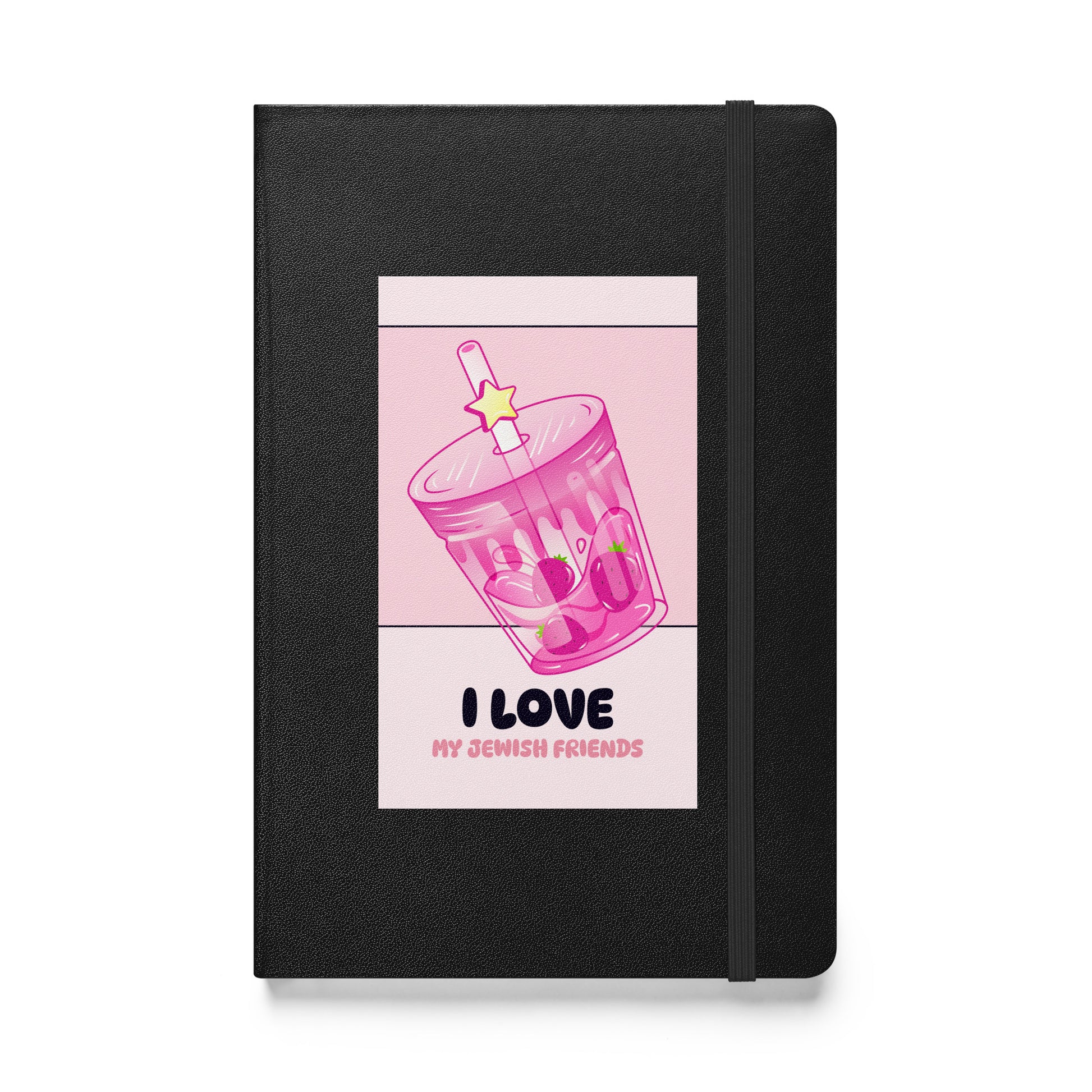 I Love My Jewish Friends | Pink Edition | Hardcover Notebook Jouparty