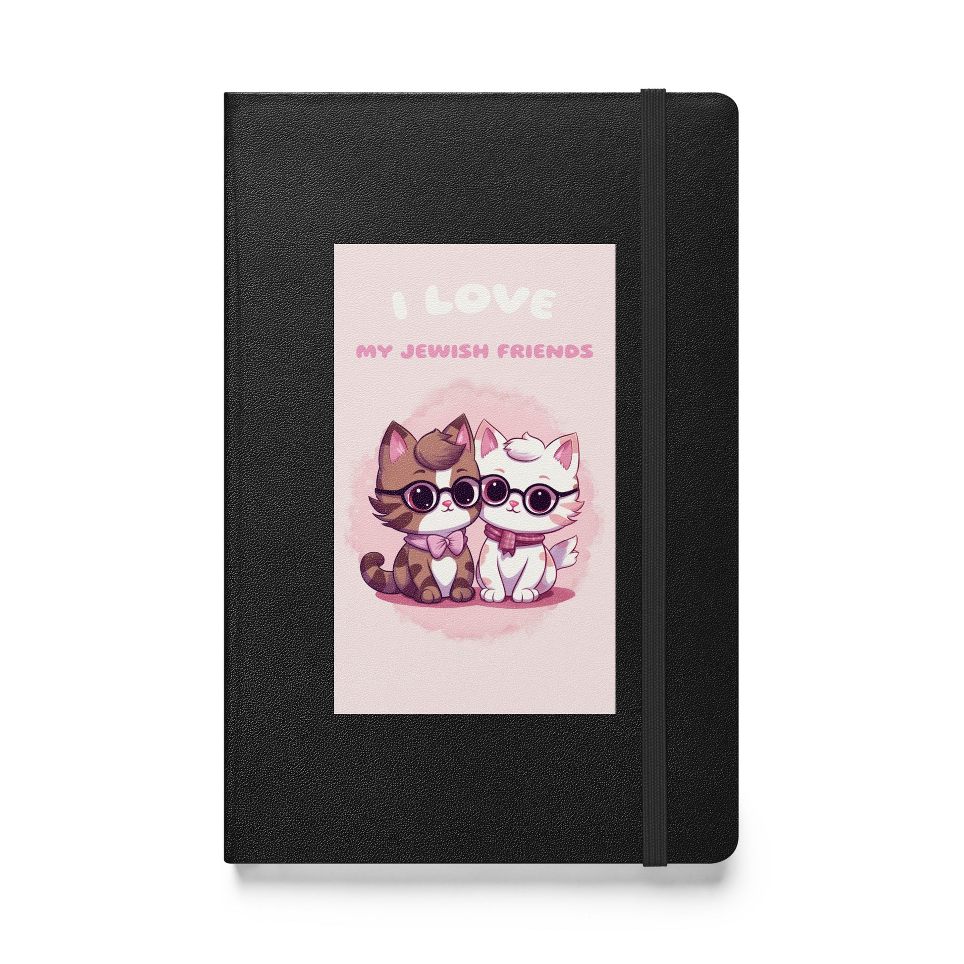 I Love My Jewish Friends | Pink Edition | Hardcover Notebook Jouparty