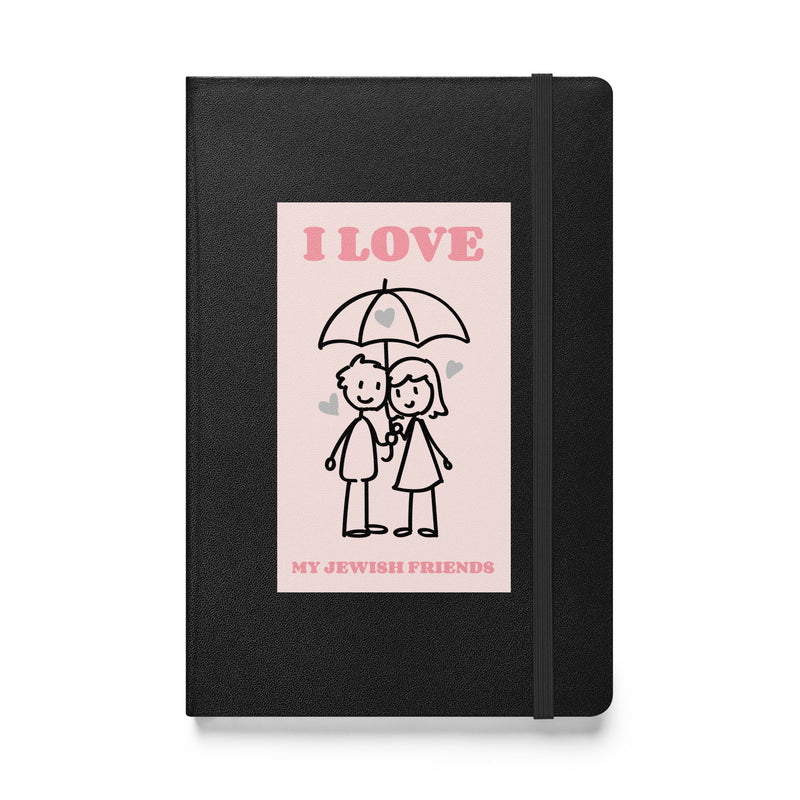 I Love My Jewish Friends | Pink Edition | Hardcover Notebook