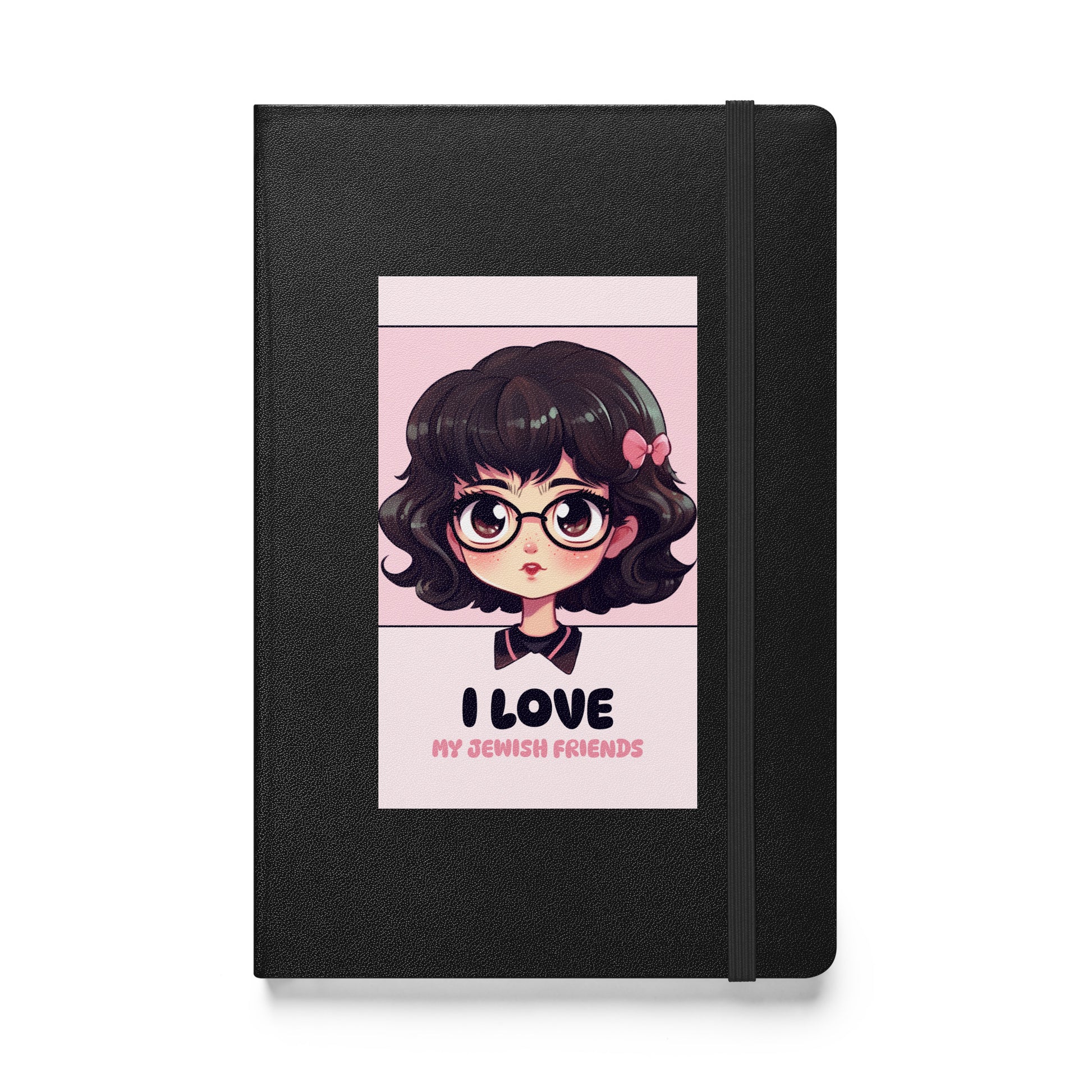 I Love My Jewish Friends | Pink Edition | Hardcover Notebook