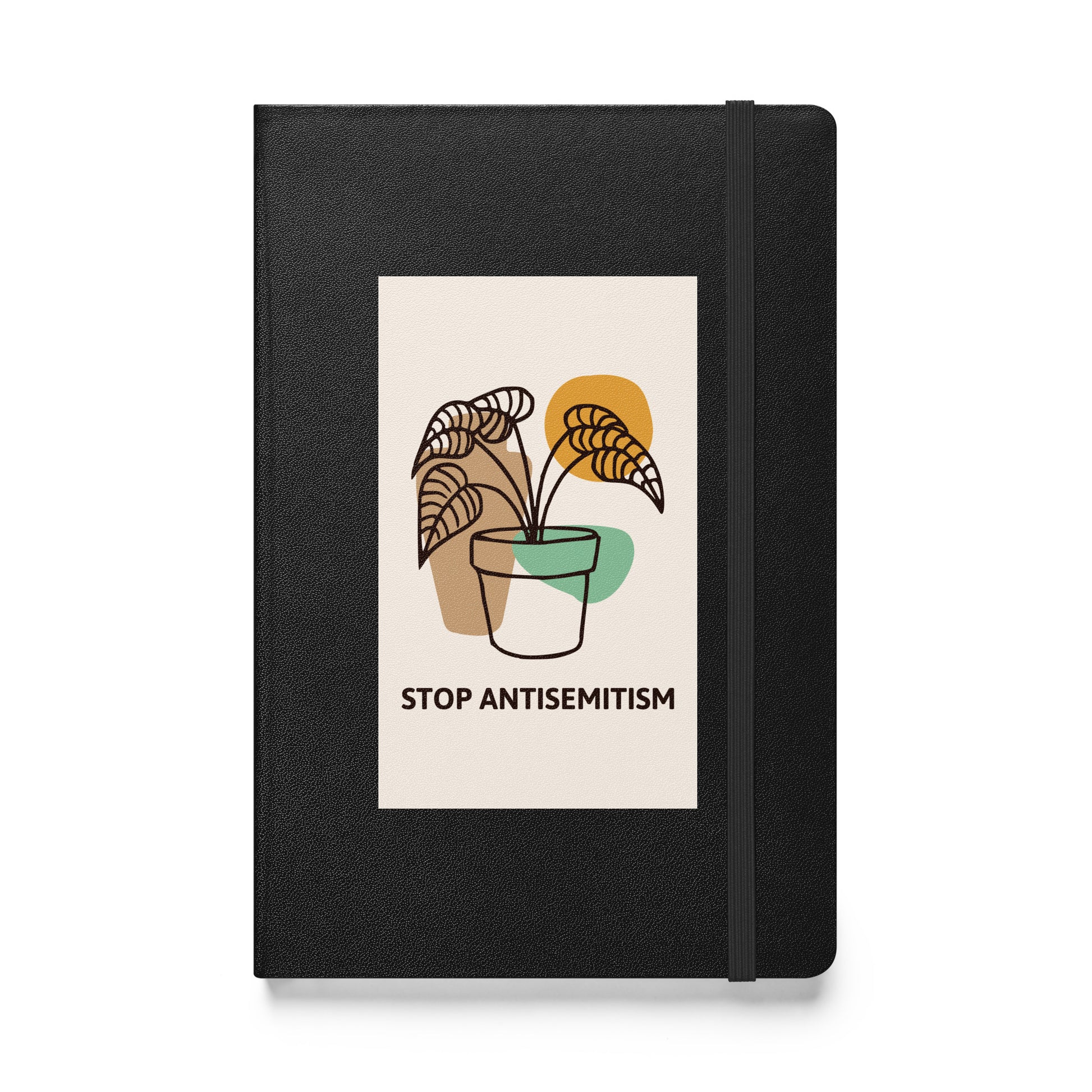 Stop Antisemitism | Plants & Flowers Edition | Hardcover Notebook Jouparty