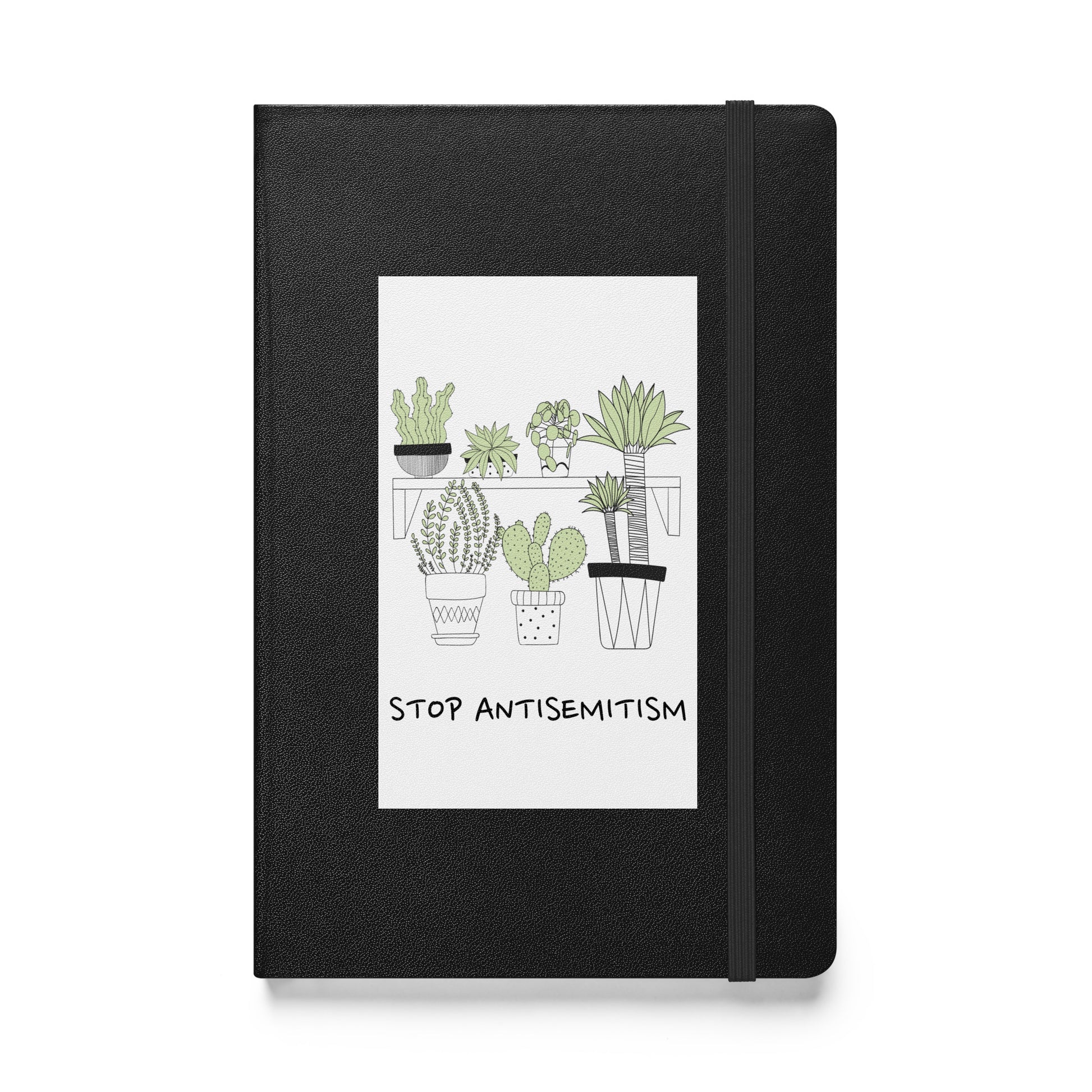 Stop Antisemitism | Plants & Flowers Edition | Hardcover Notebook Jouparty