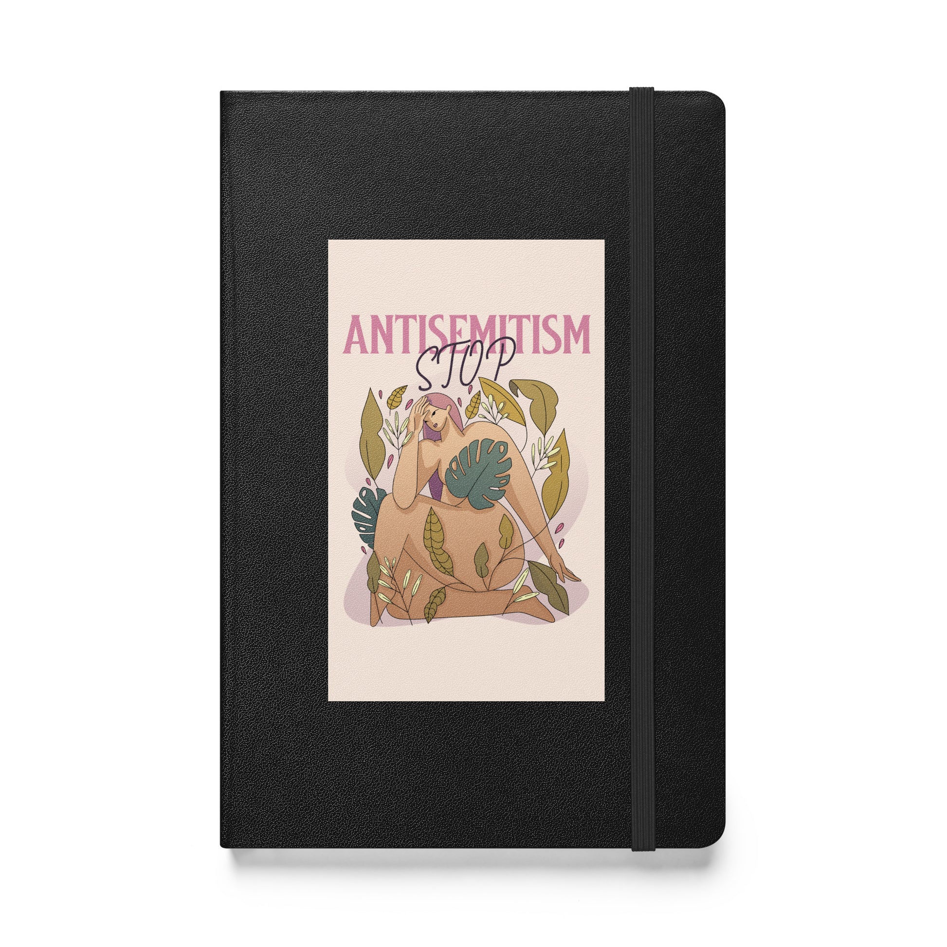 Stop Antisemitism | Plants & Flowers Edition | Hardcover Notebook Jouparty