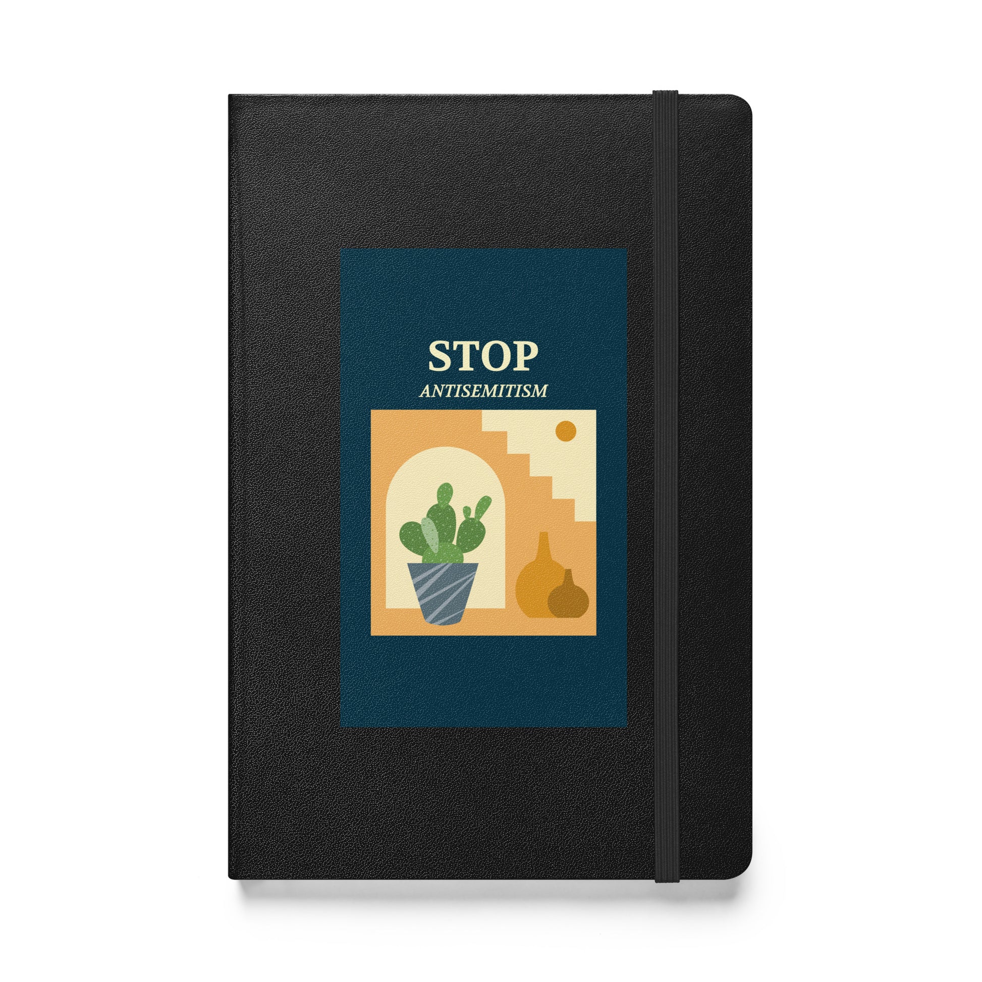 Stop Antisemitism | Plants & Flowers Edition | Hardcover Notebook Jouparty