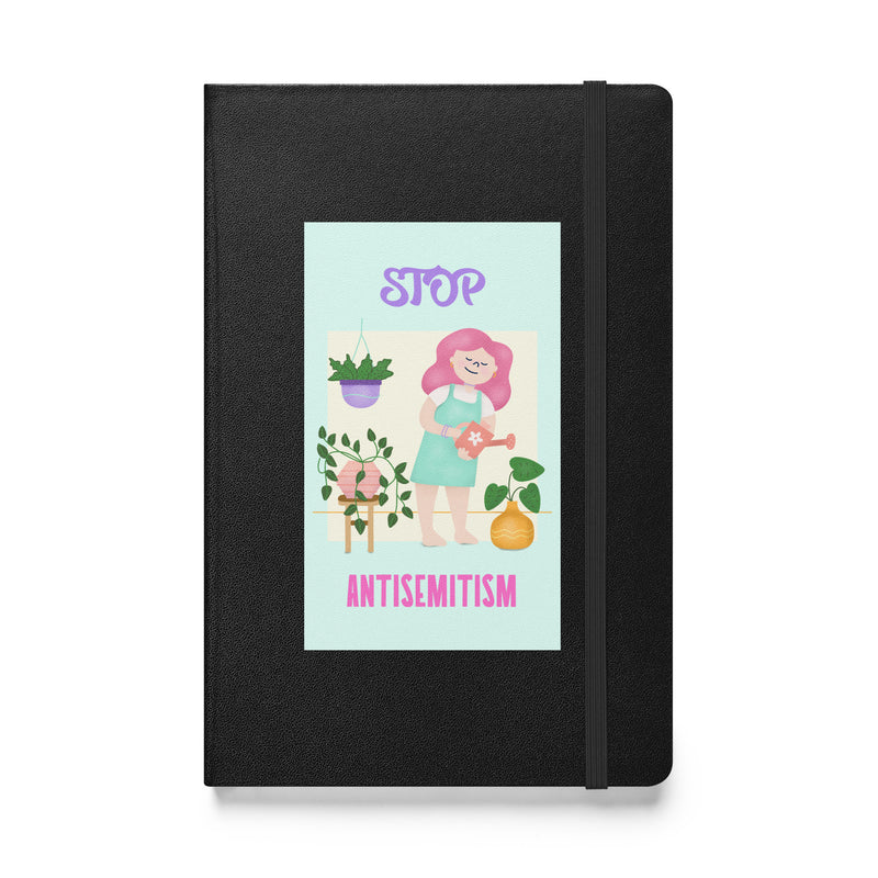 Stop Antisemitism | Plants & Flowers Edition | Hardcover Notebook