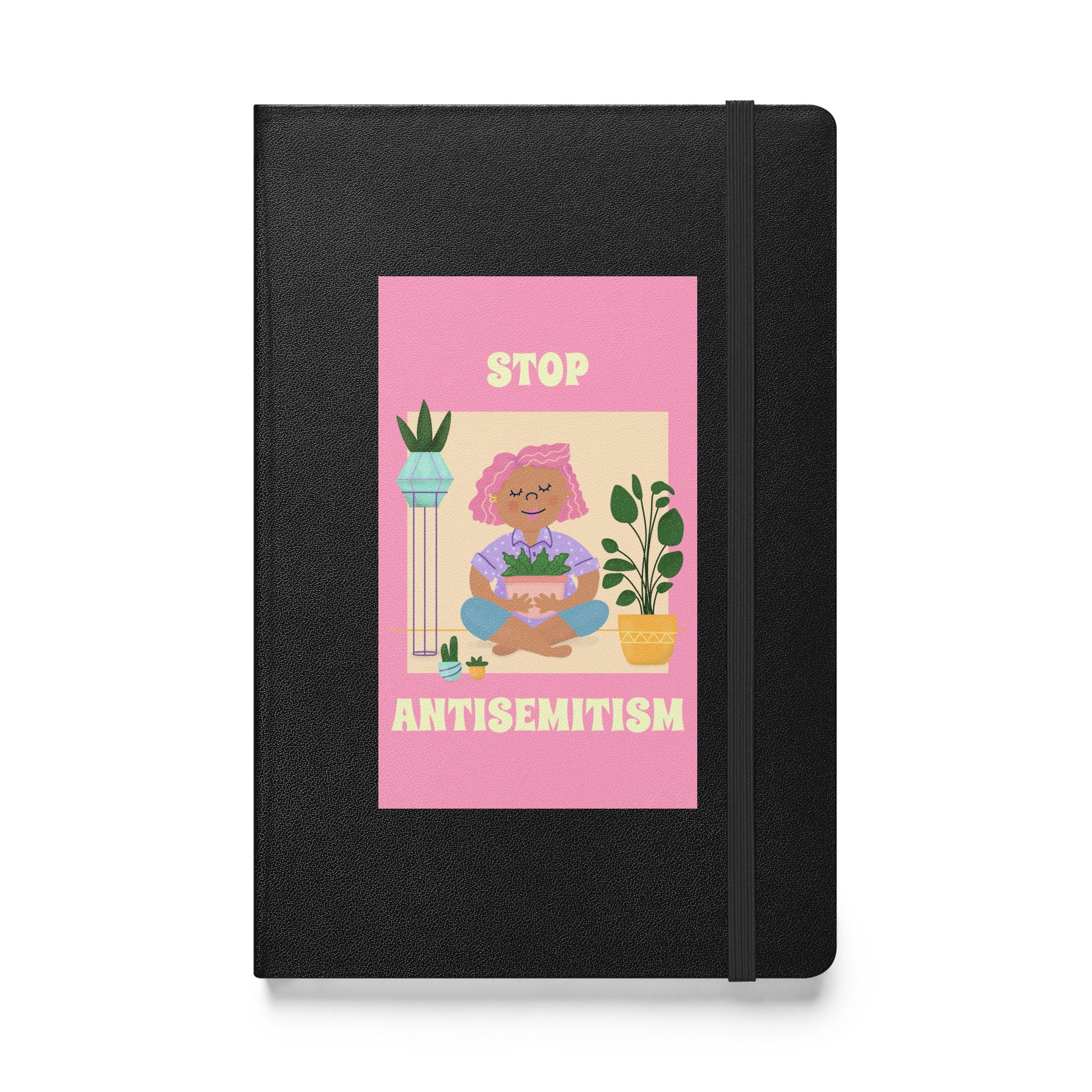 Stop Antisemitism | Plants & Flowers Edition | Hardcover Notebook Jouparty