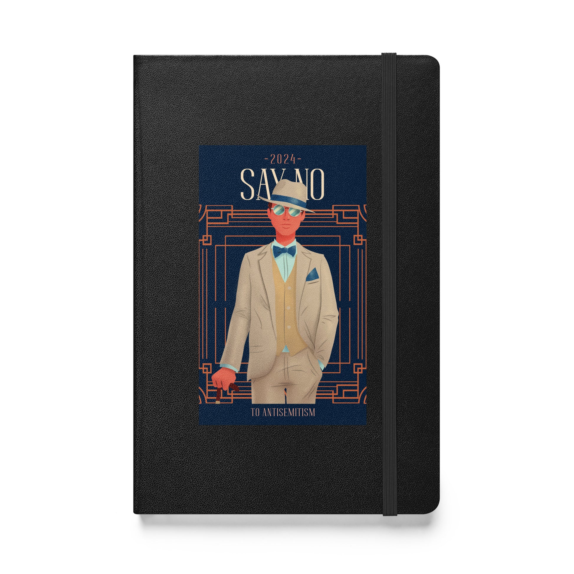 Art Deco Love Story | No Antisemitism | Hardcover Notebook Jouparty