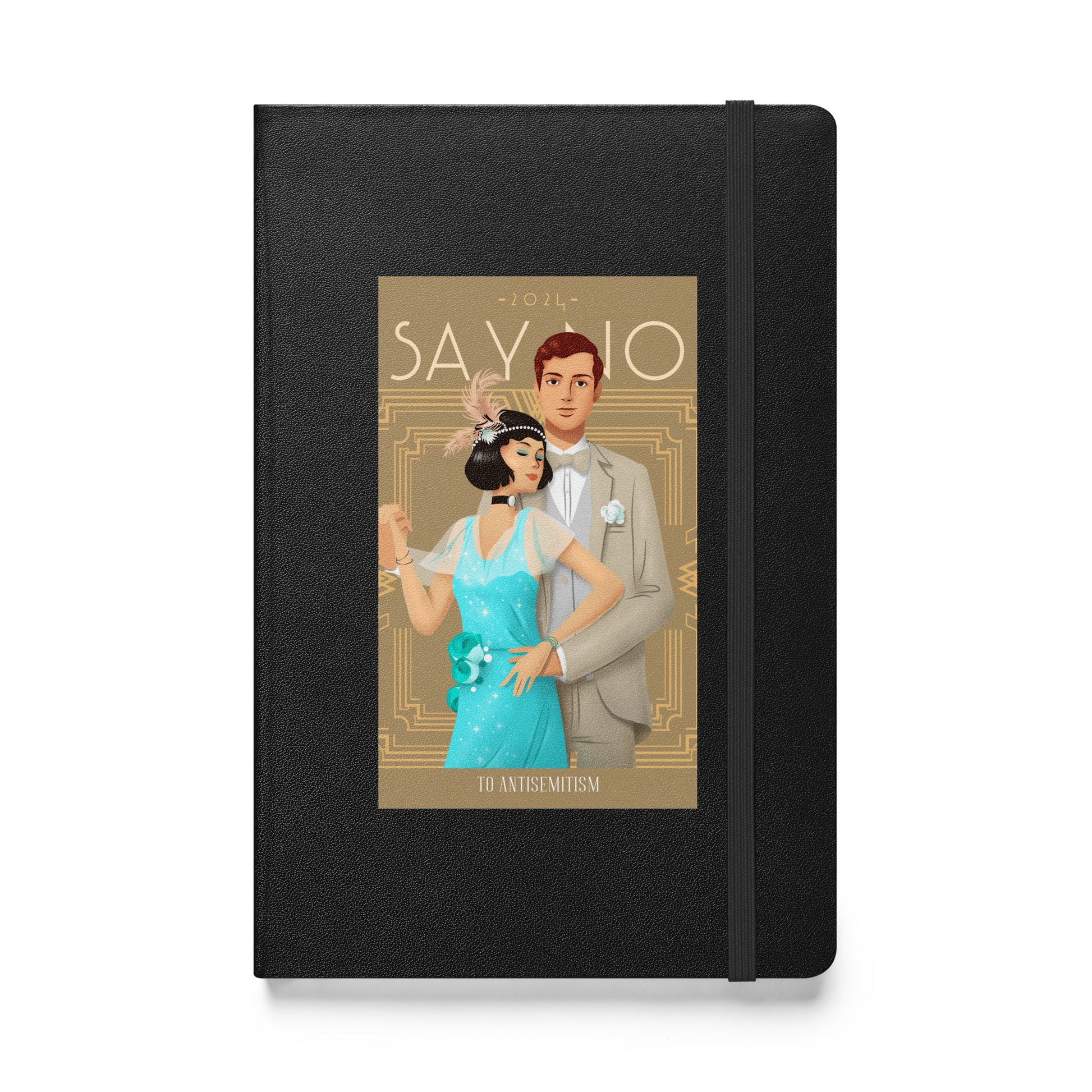 Art Deco Love Story | No Antisemitism | Hardcover Notebook