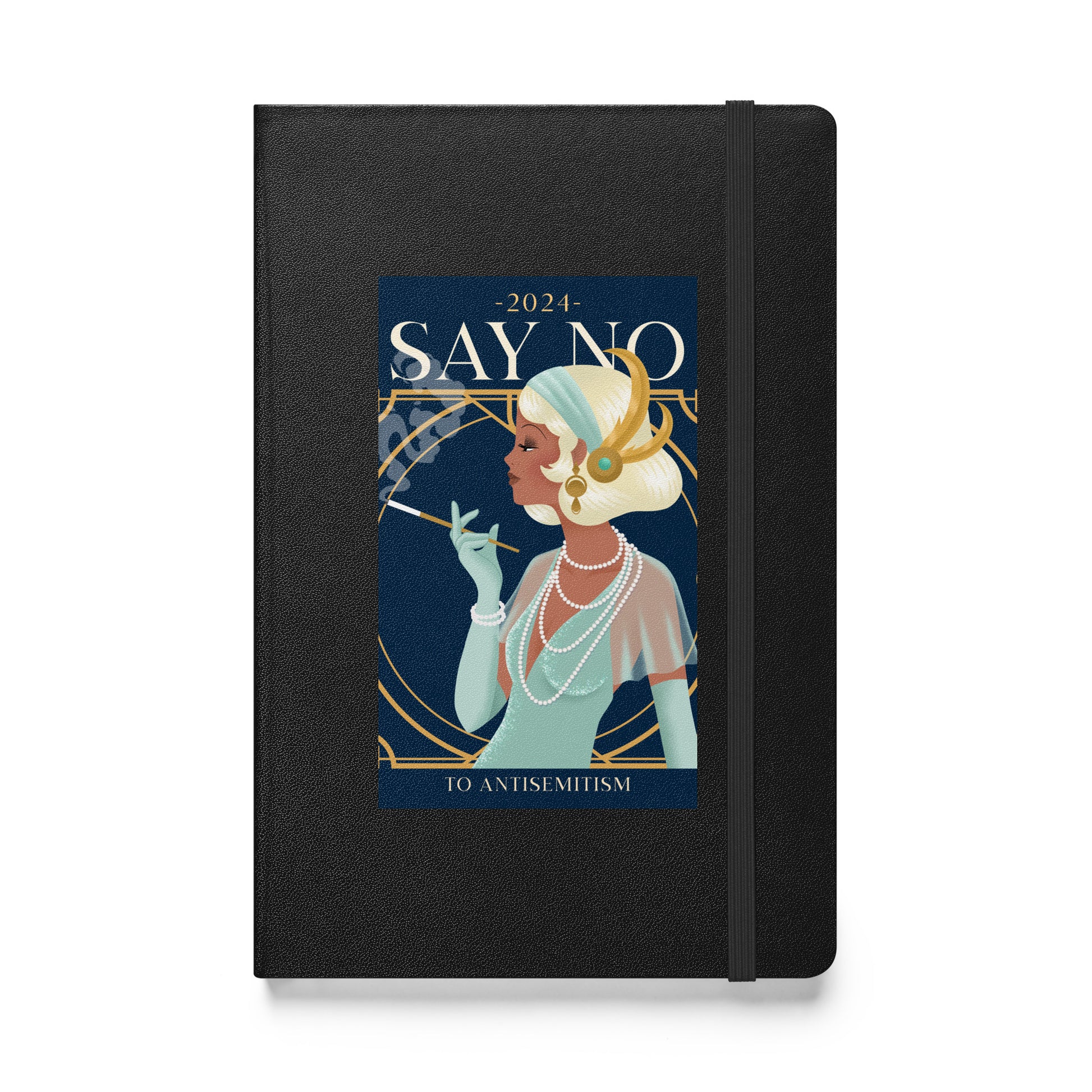 Art Deco Love Story | No Antisemitism | Hardcover Notebook Jouparty