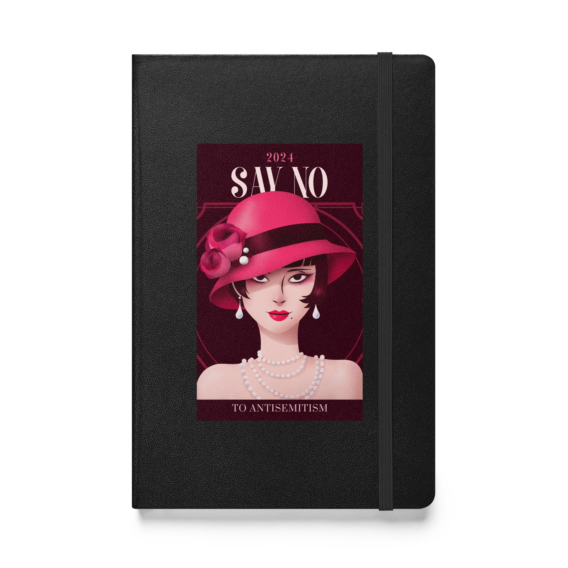 Art Deco Love Story | No Antisemitism | Hardcover Notebook Jouparty