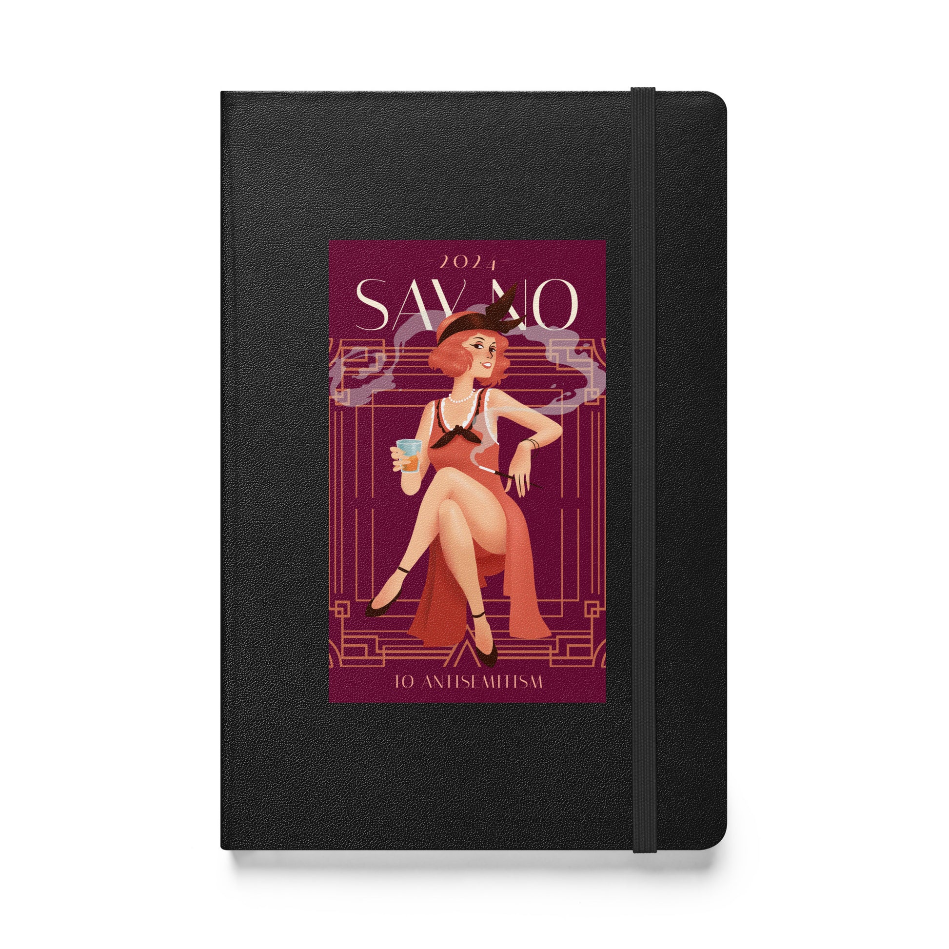 Art Deco Love Story | No Antisemitism | Hardcover Notebook