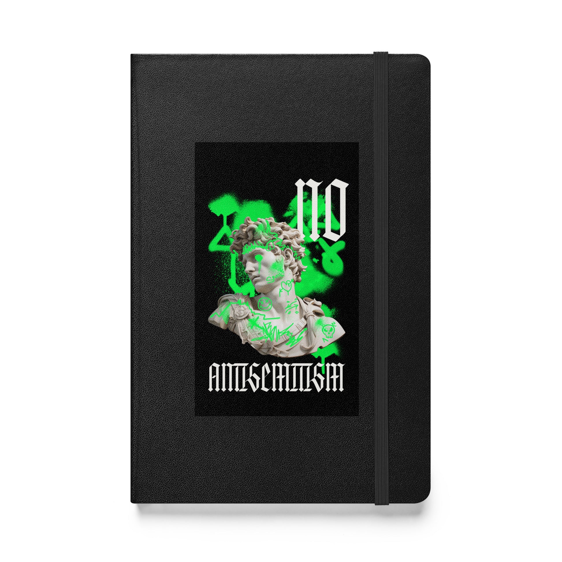 Graffiti Statue Anthem | No Antisemitism | Hardcover Notebook Jouparty