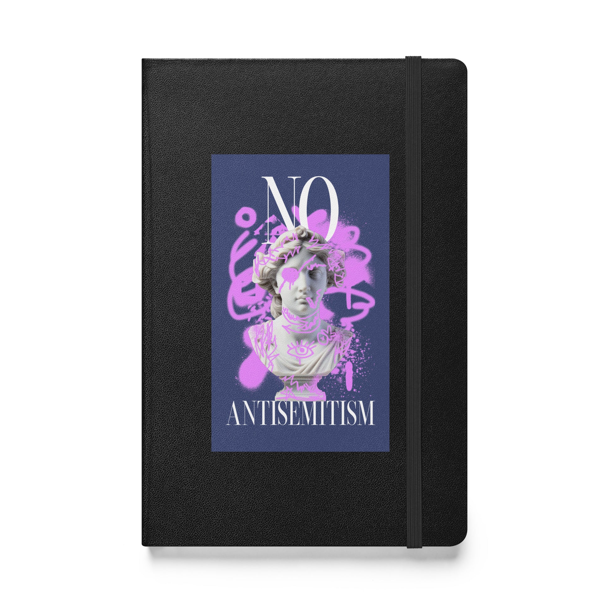 Graffiti Statue Anthem | No Antisemitism | Hardcover Notebook Jouparty