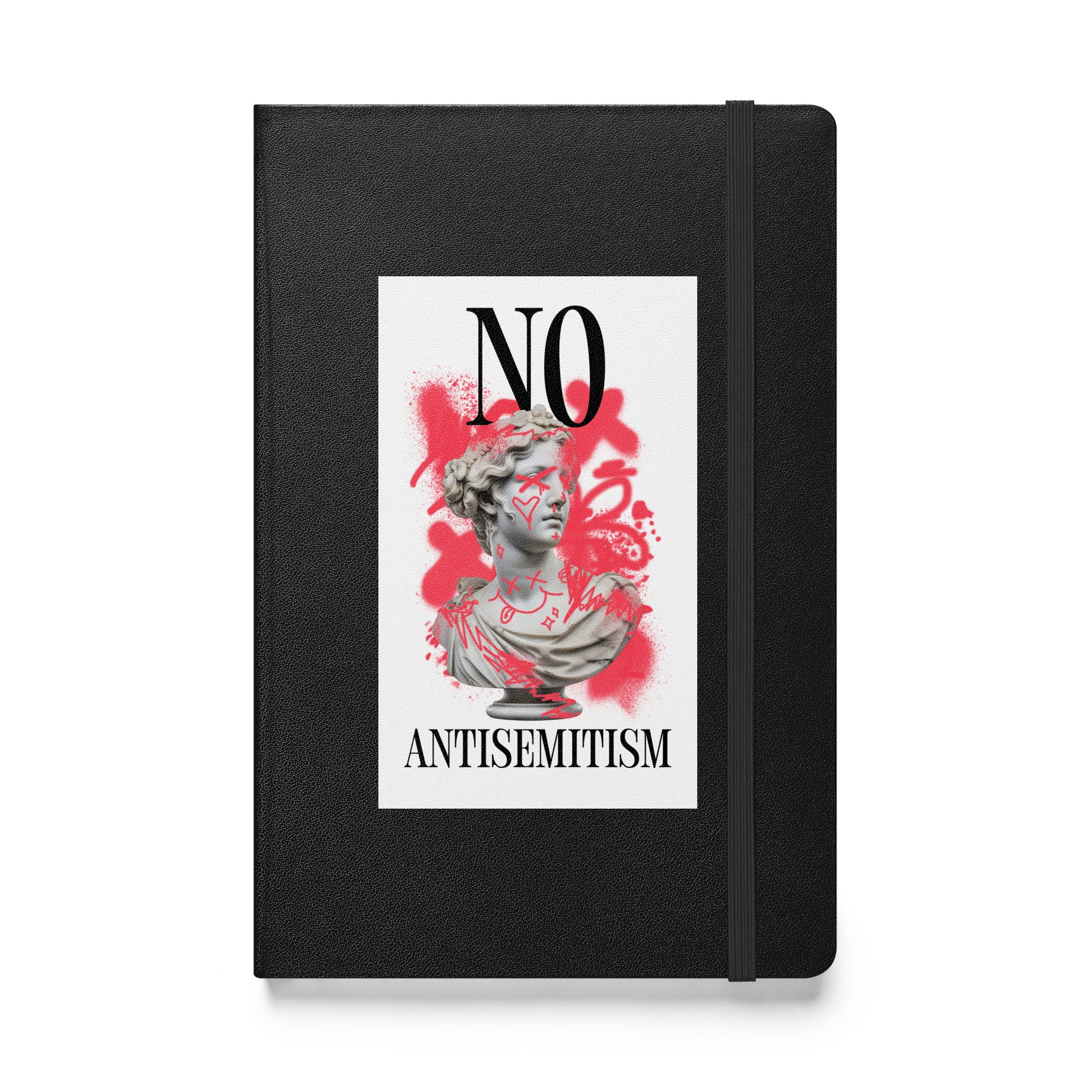 Graffiti Statue Anthem | No Antisemitism | Hardcover Notebook Jouparty