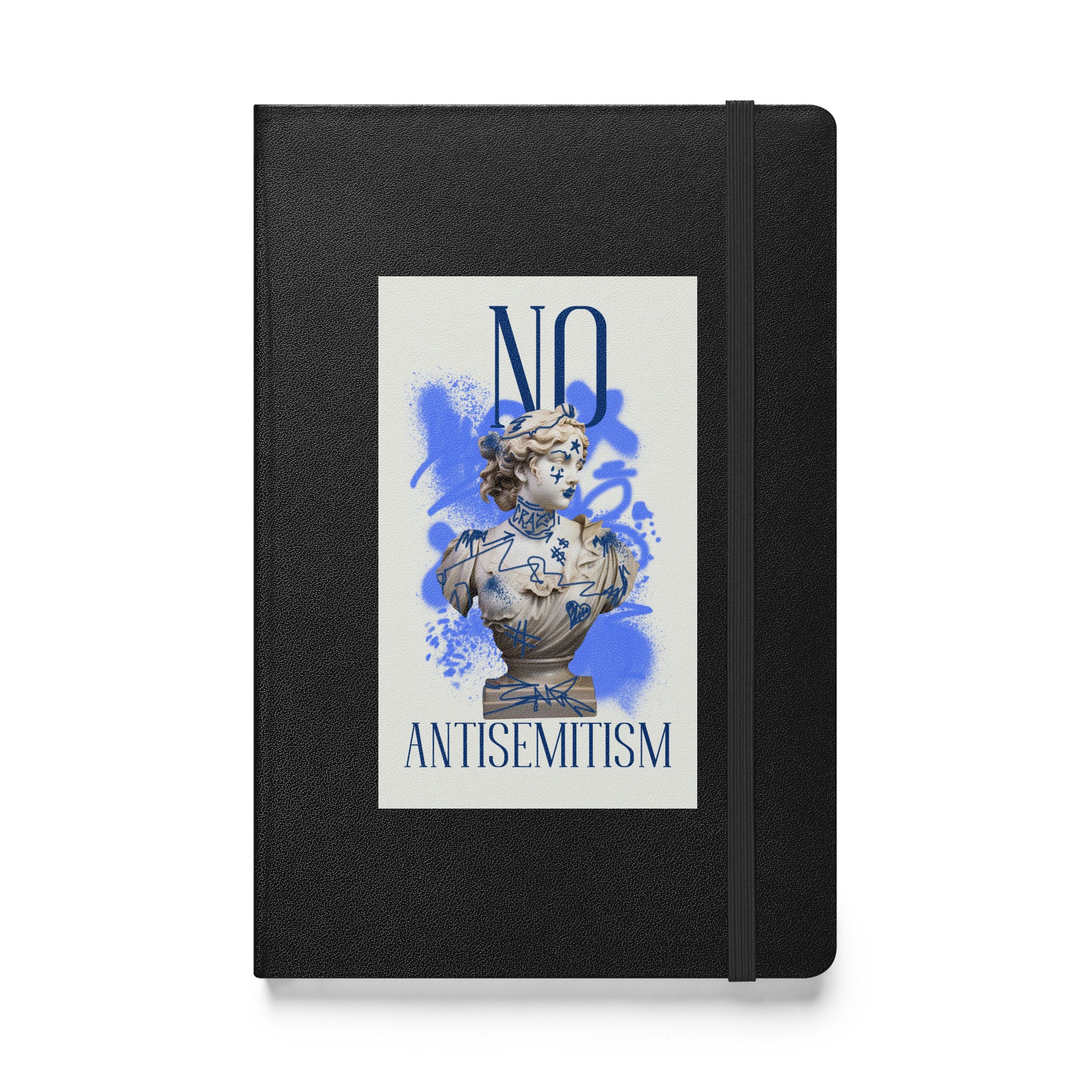 Graffiti Statue Anthem | No Antisemitism | Hardcover Notebook Jouparty