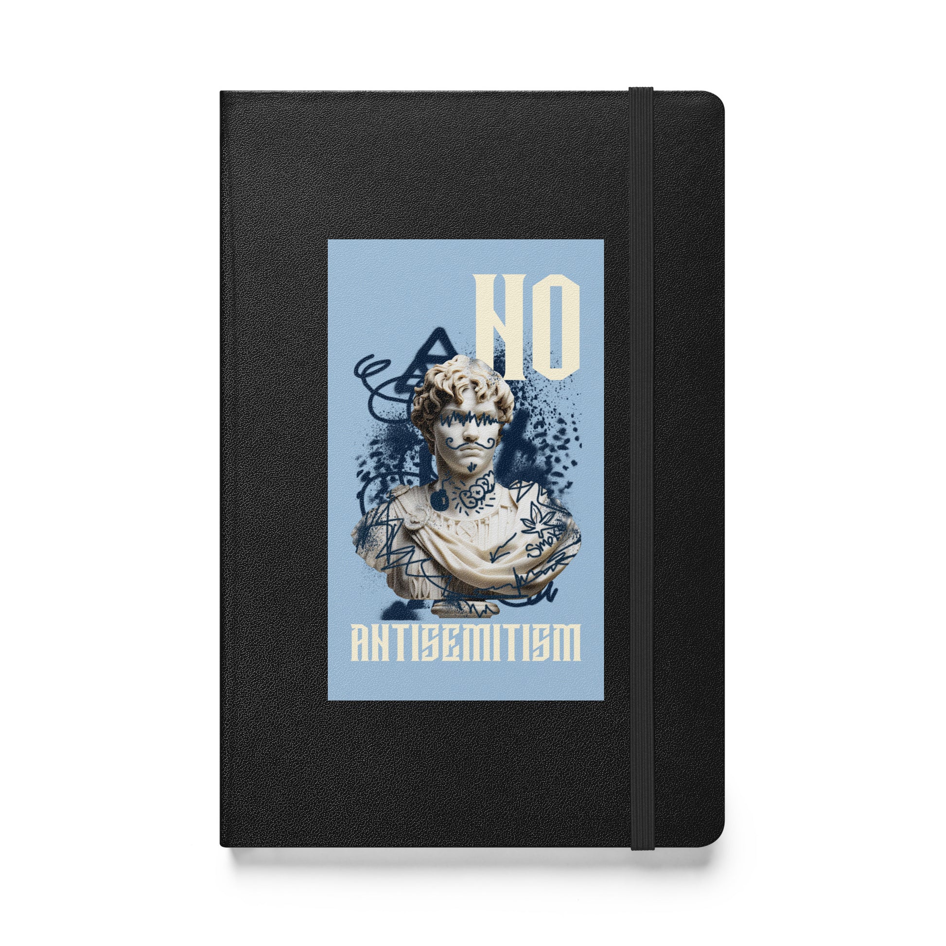 Graffiti Statue Anthem | No Antisemitism | Hardcover Notebook