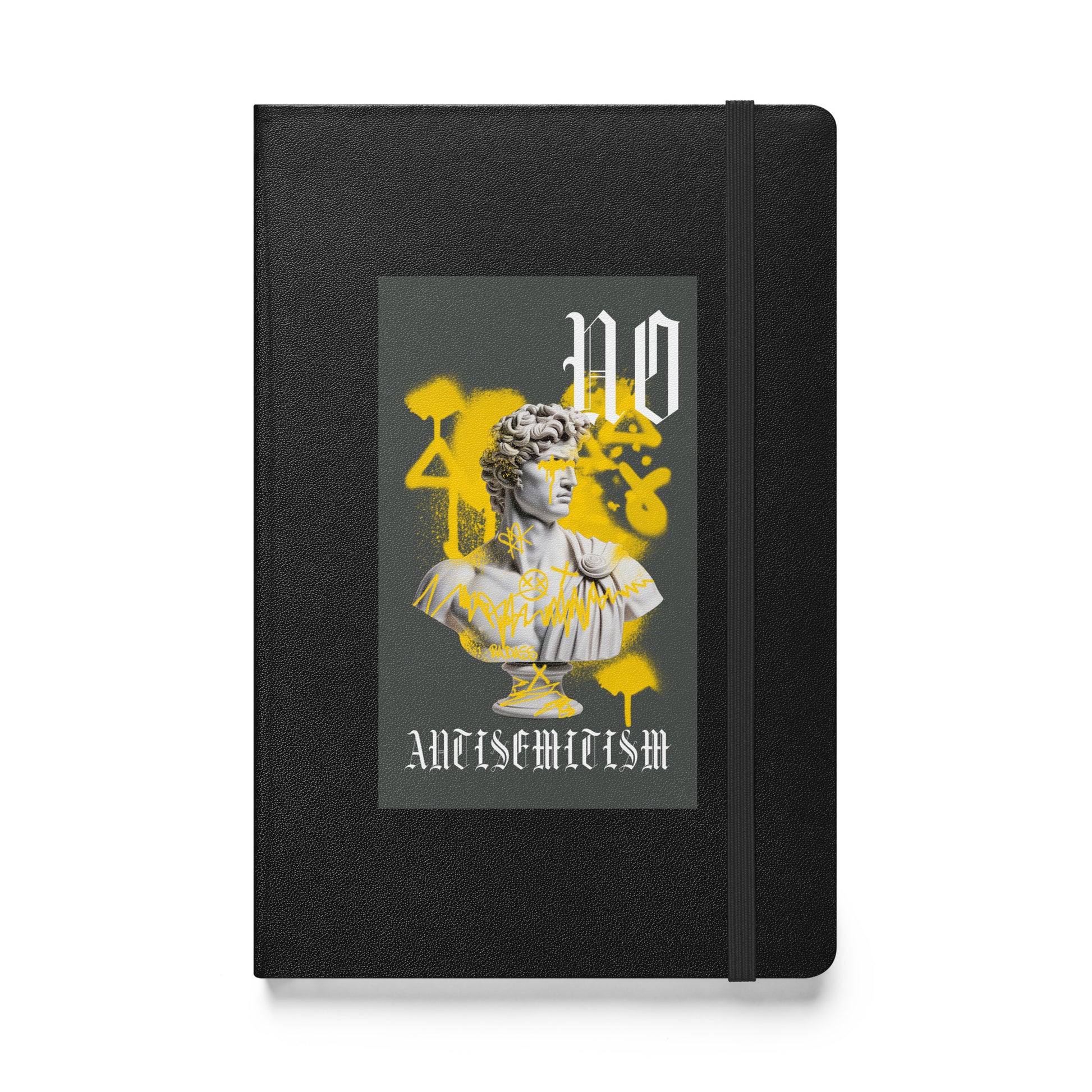 Graffiti Statue Anthem | No Antisemitism | Hardcover Notebook Jouparty