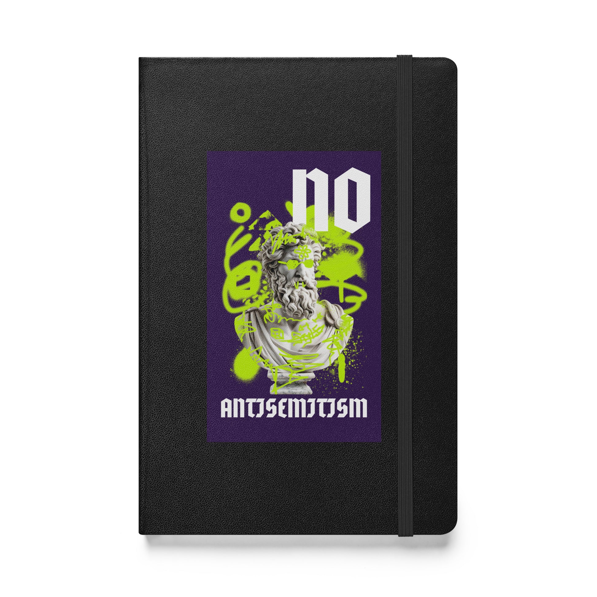 Graffiti Statue Anthem | No Antisemitism | Hardcover Notebook