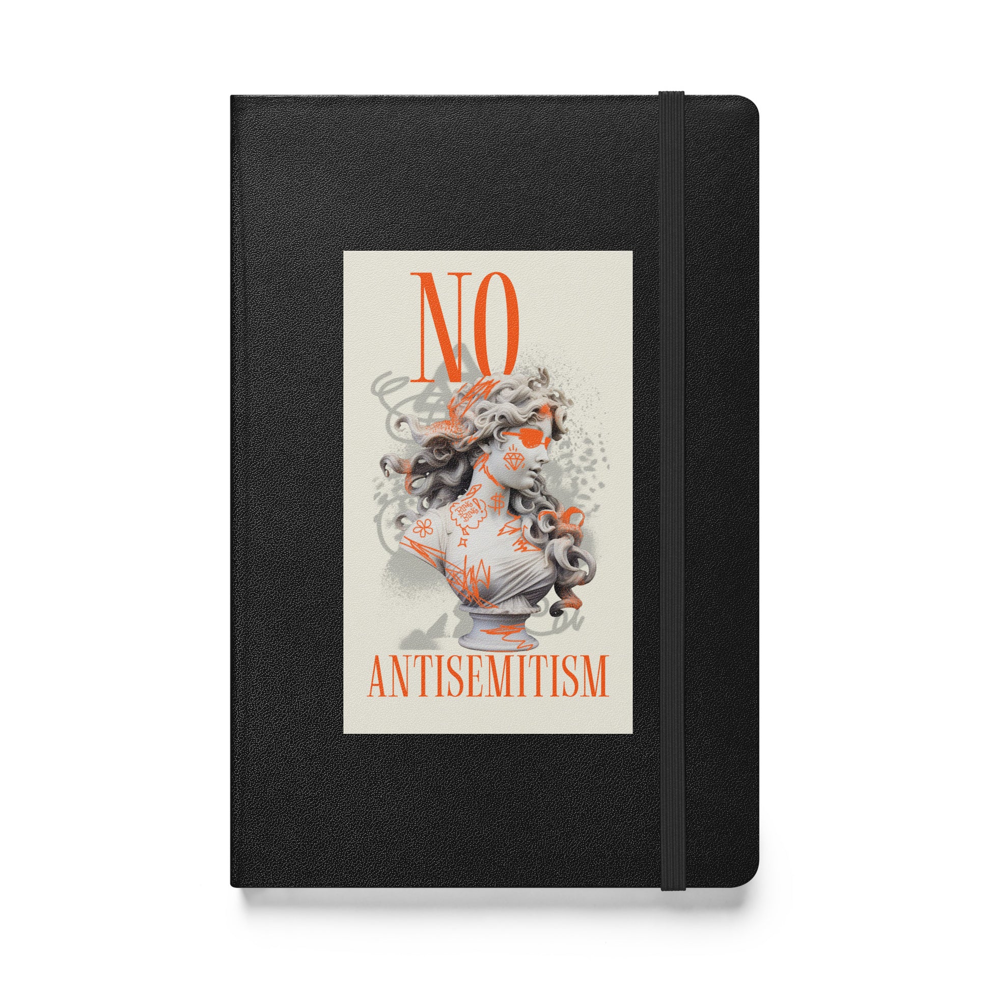 Graffiti Statue Anthem | No Antisemitism | Hardcover Notebook Jouparty