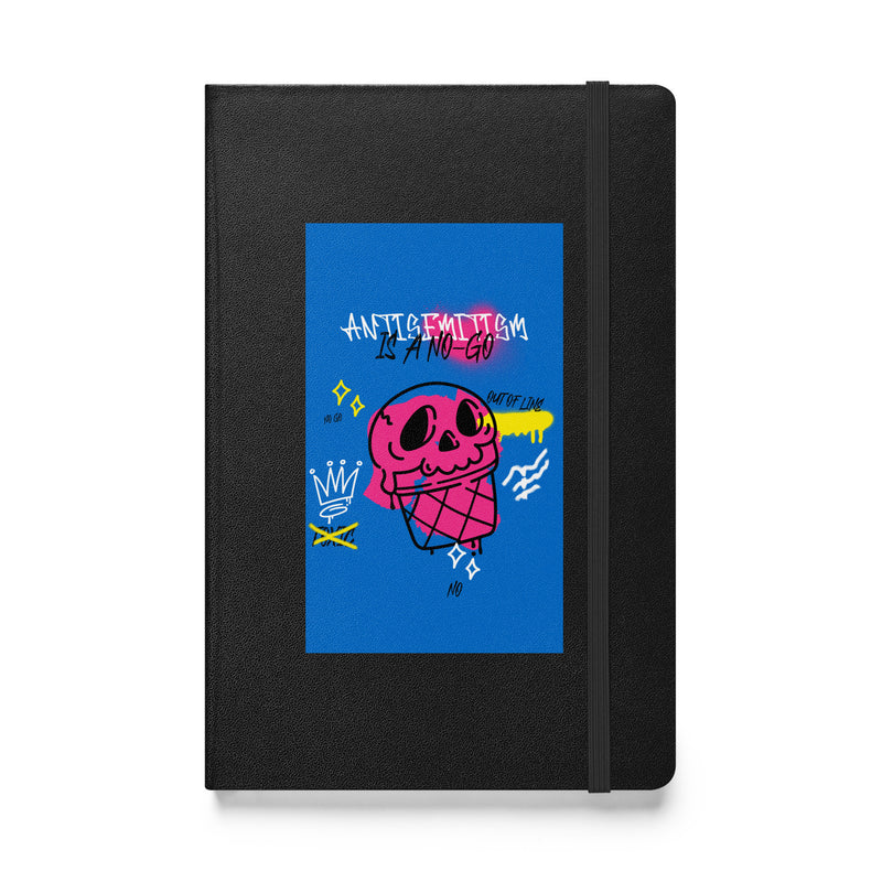 No Go Graffiti Doodle | Antisemitism | Hardcover Notebook