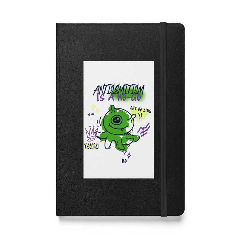 No Go Graffiti Doodle | Antisemitism | Hardcover Notebook