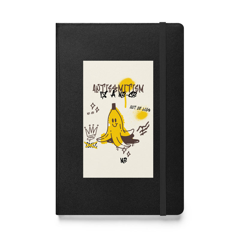 No Go Graffiti Doodle | Antisemitism | Hardcover Notebook