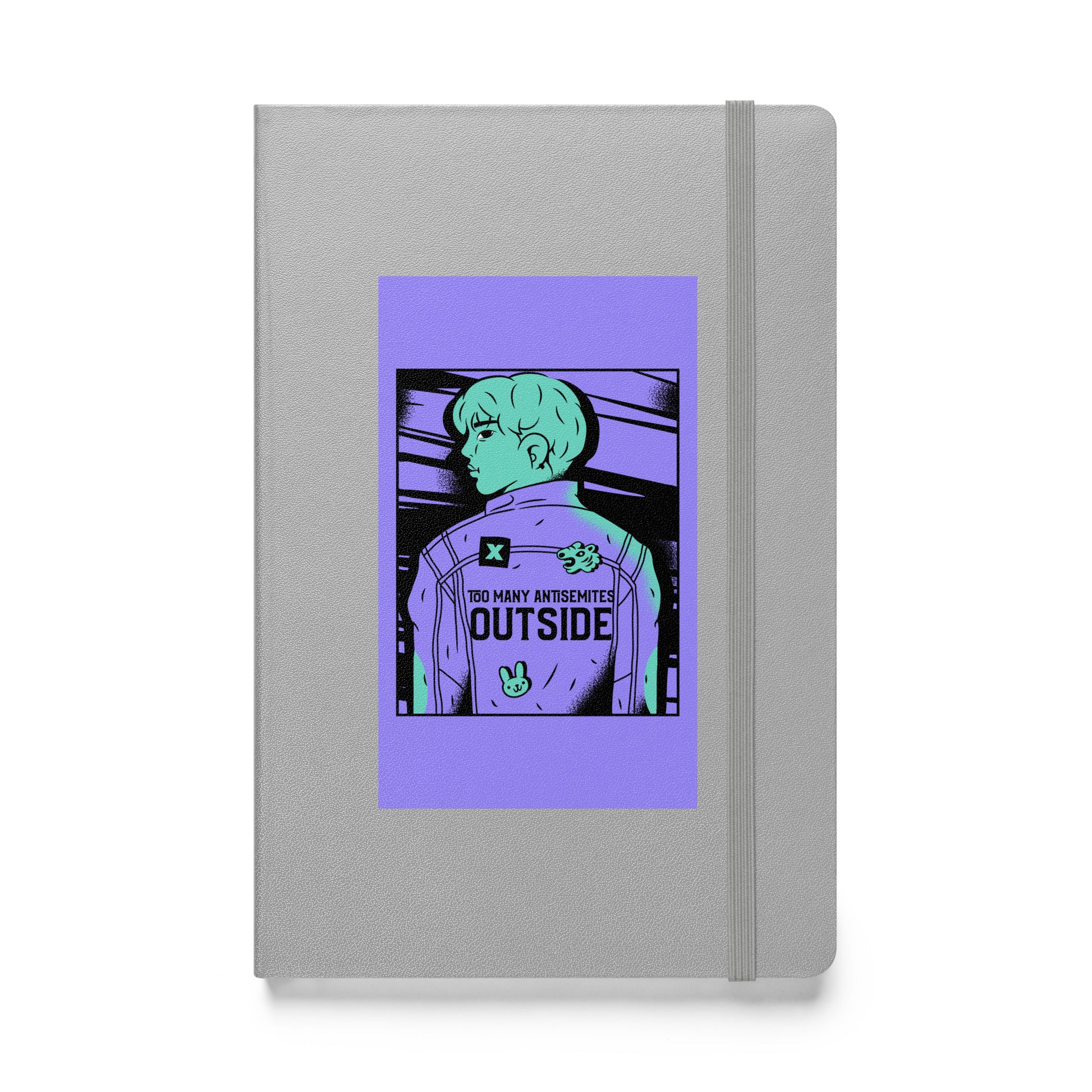 Too Many Antisemites Outside | Hardcover Notebook