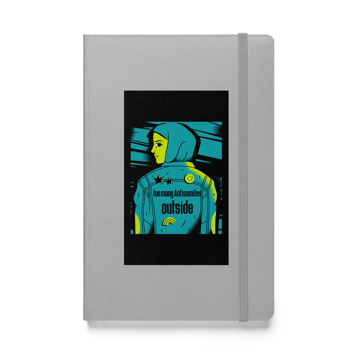 Too Many Antisemites Outside | Hardcover Notebook Jouparty