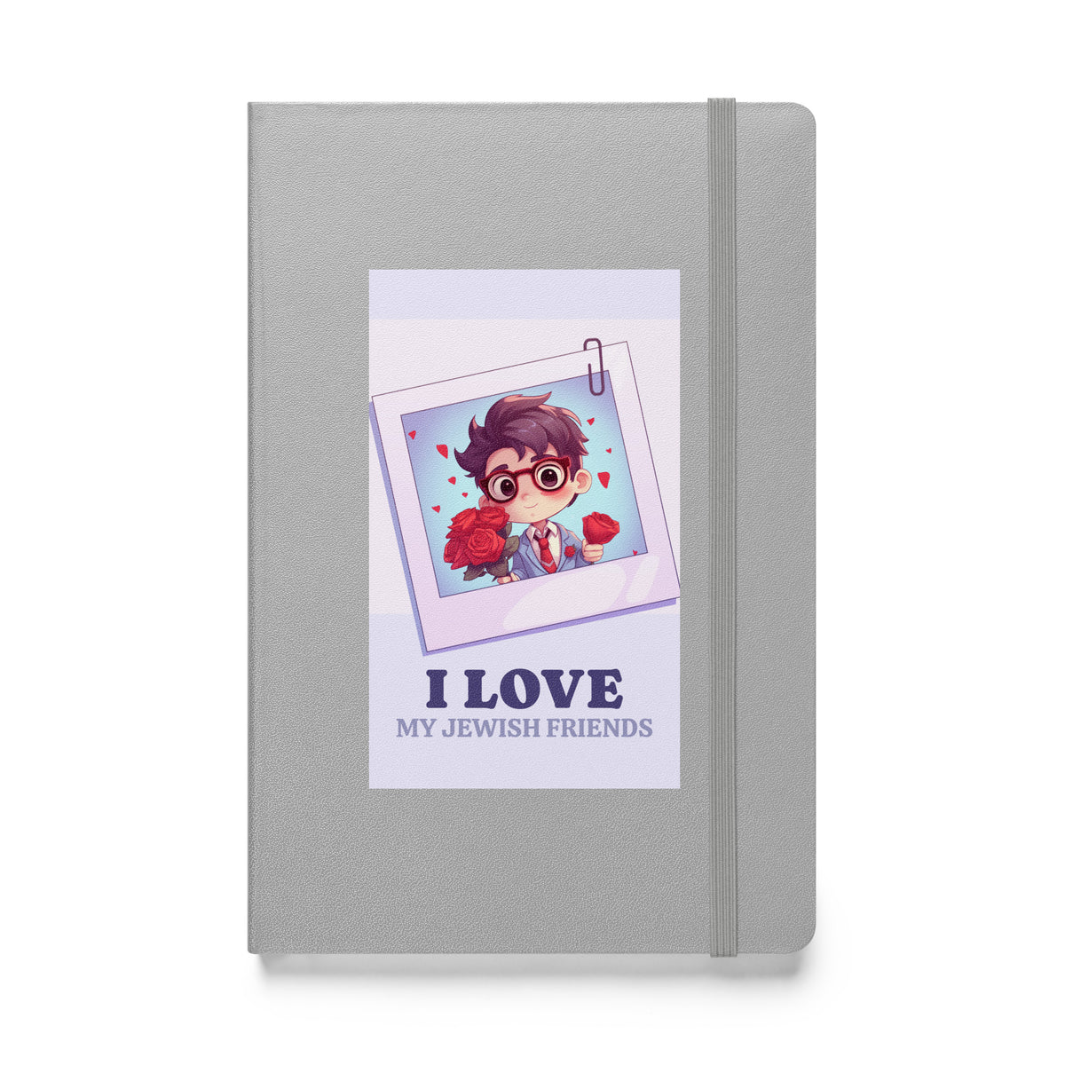 I Love My Jewish Friends | Pink Edition | Hardcover Notebook Jouparty