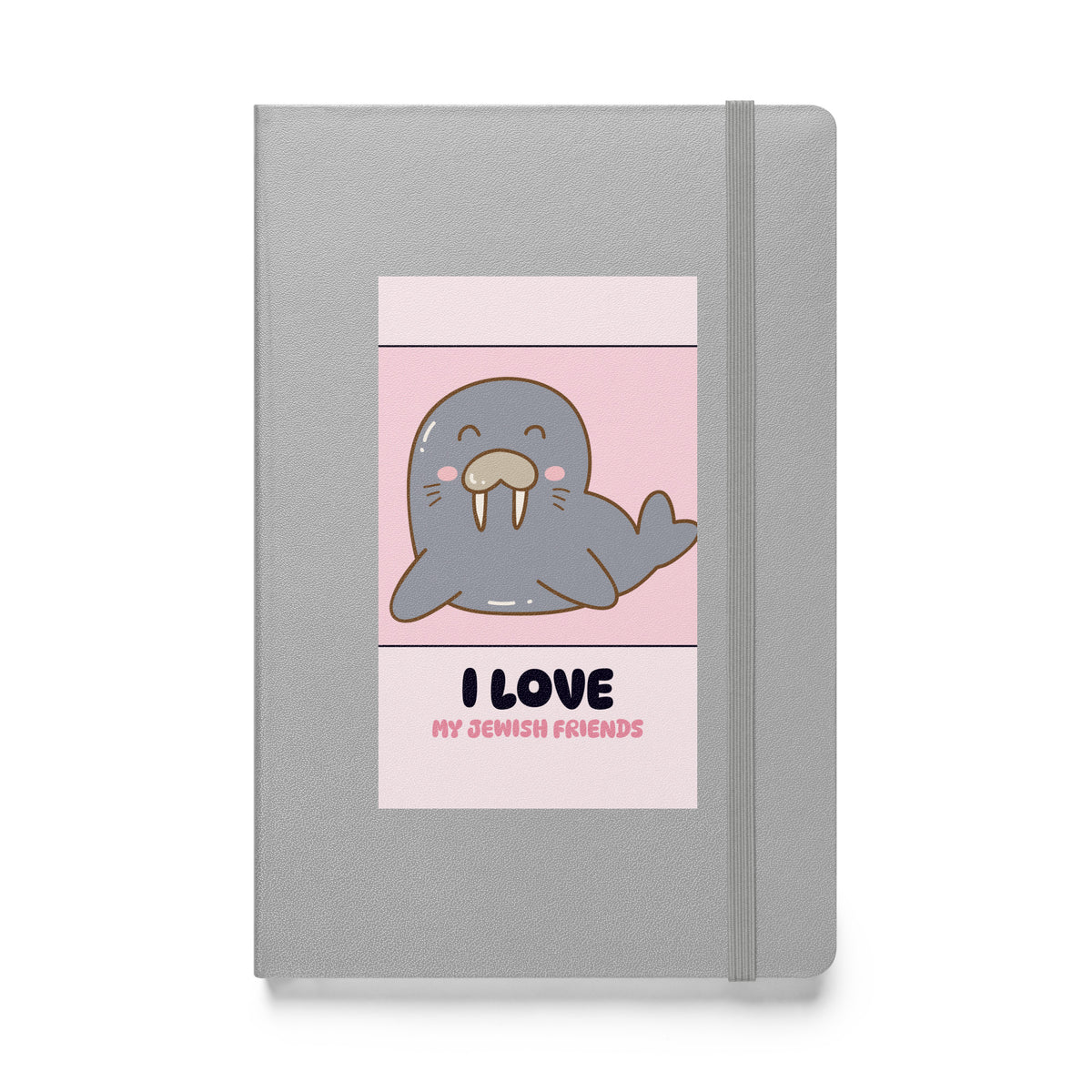 I Love My Jewish Friends | Pink Edition | Hardcover Notebook Jouparty