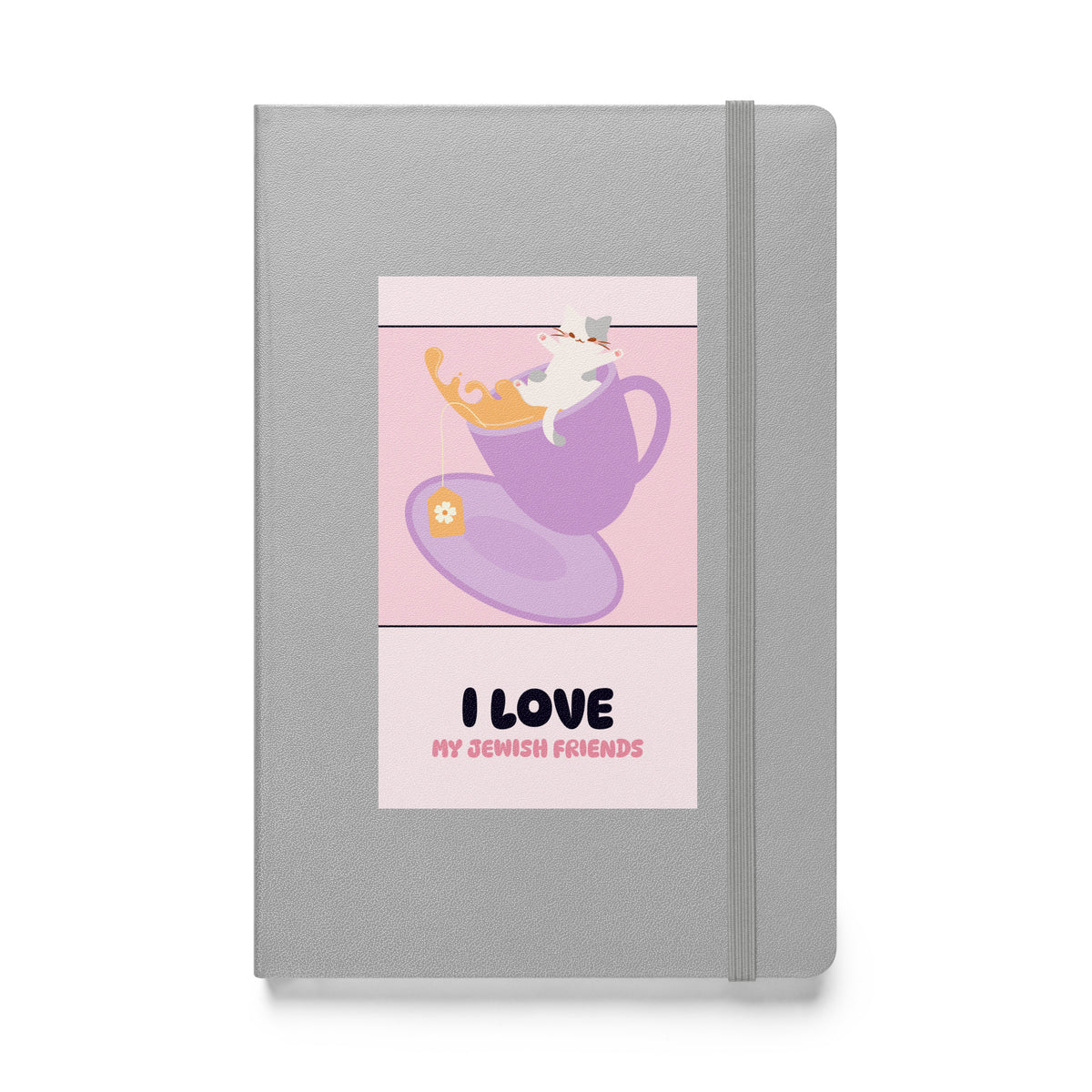 I Love My Jewish Friends | Pink Edition | Hardcover Notebook Jouparty