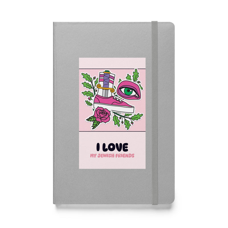 I Love My Jewish Friends | Pink Edition | Hardcover Notebook