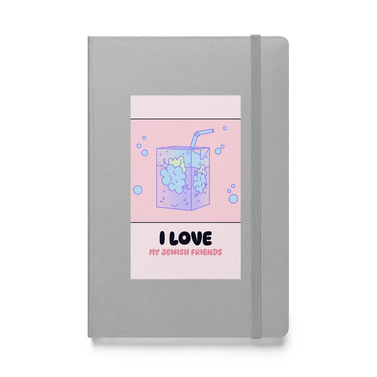 I Love My Jewish Friends | Pink Edition | Hardcover Notebook Jouparty