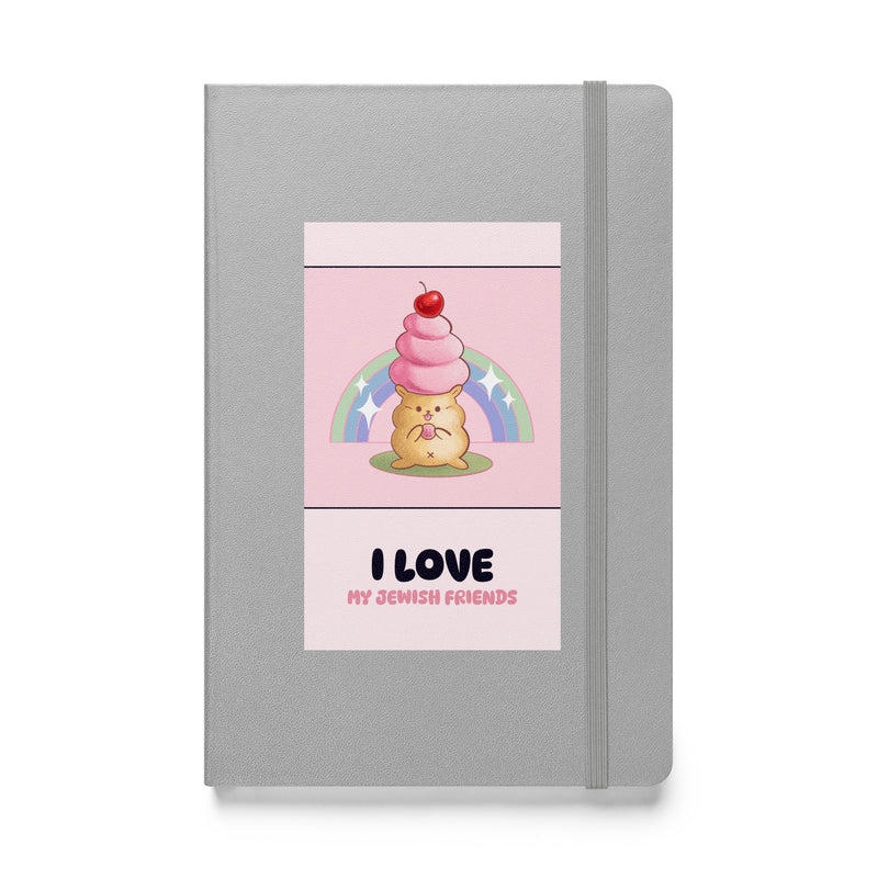 I Love My Jewish Friends | Pink Edition | Hardcover Notebook