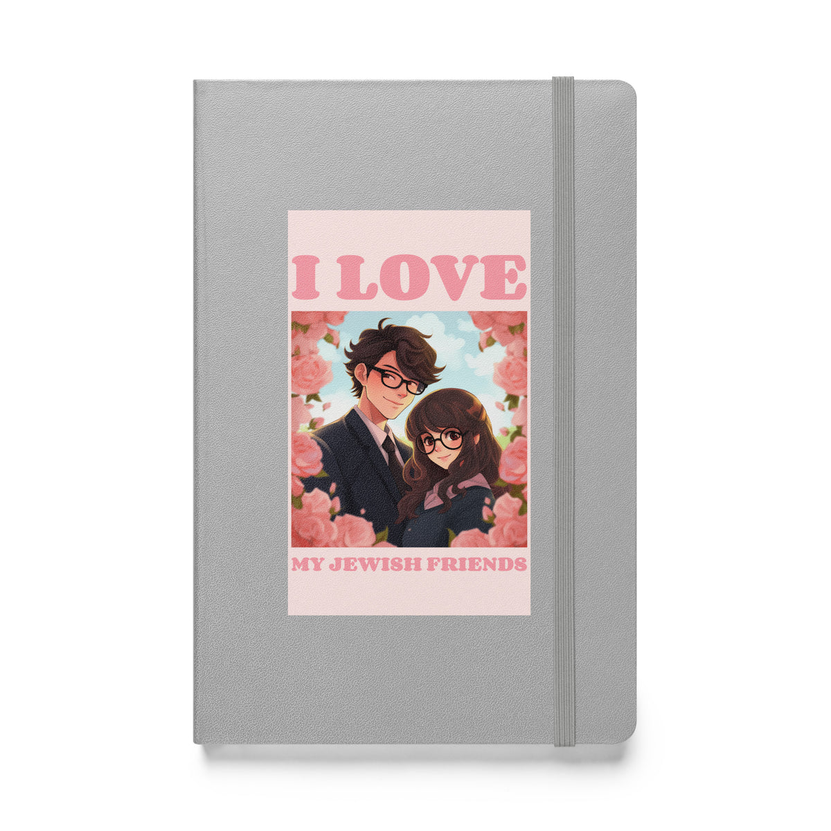I Love My Jewish Friends | Pink Edition | Hardcover Notebook Jouparty